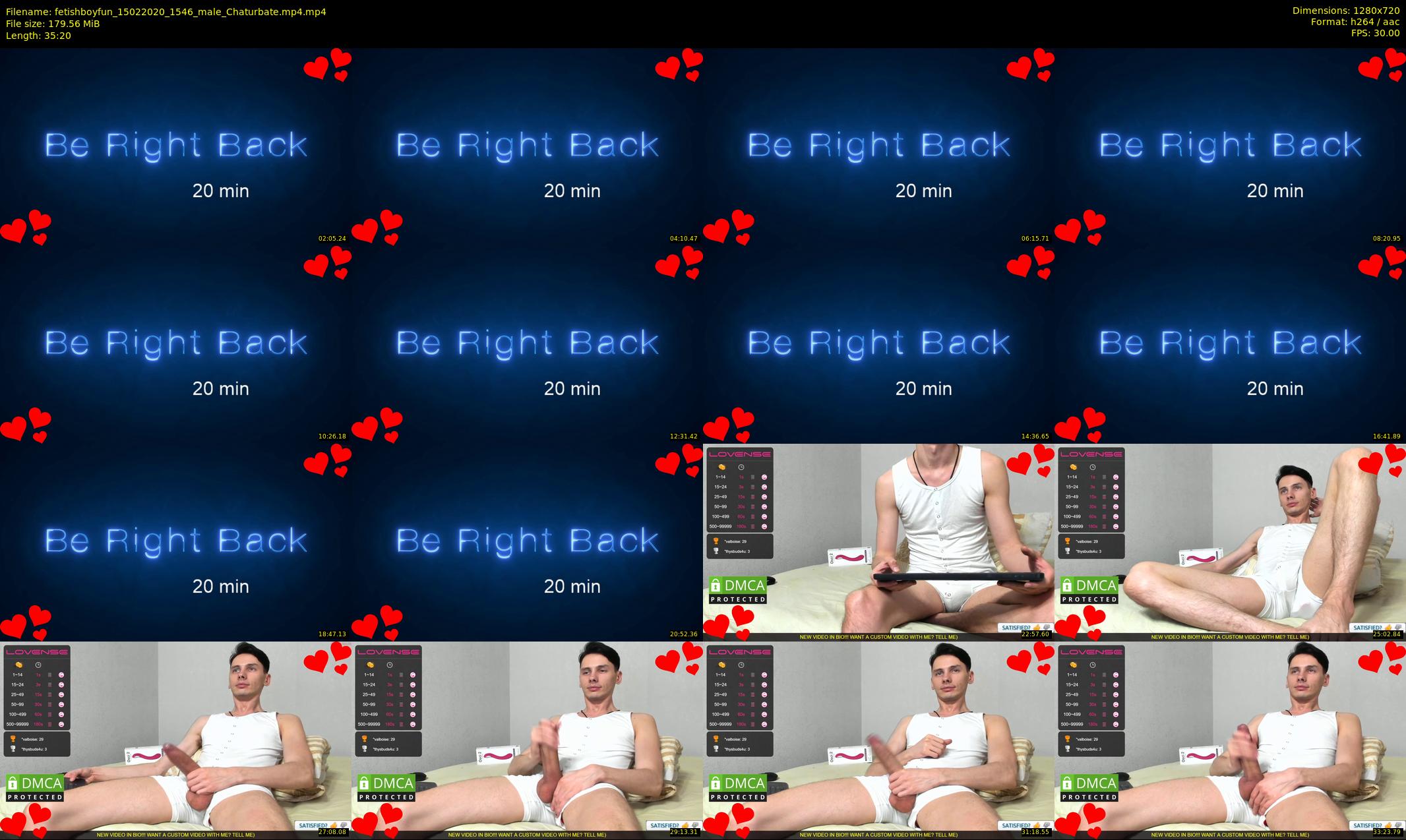 fetishboyfun — 36 minute Chaturbate male cam show recording, 720p, Feb 15, 2020