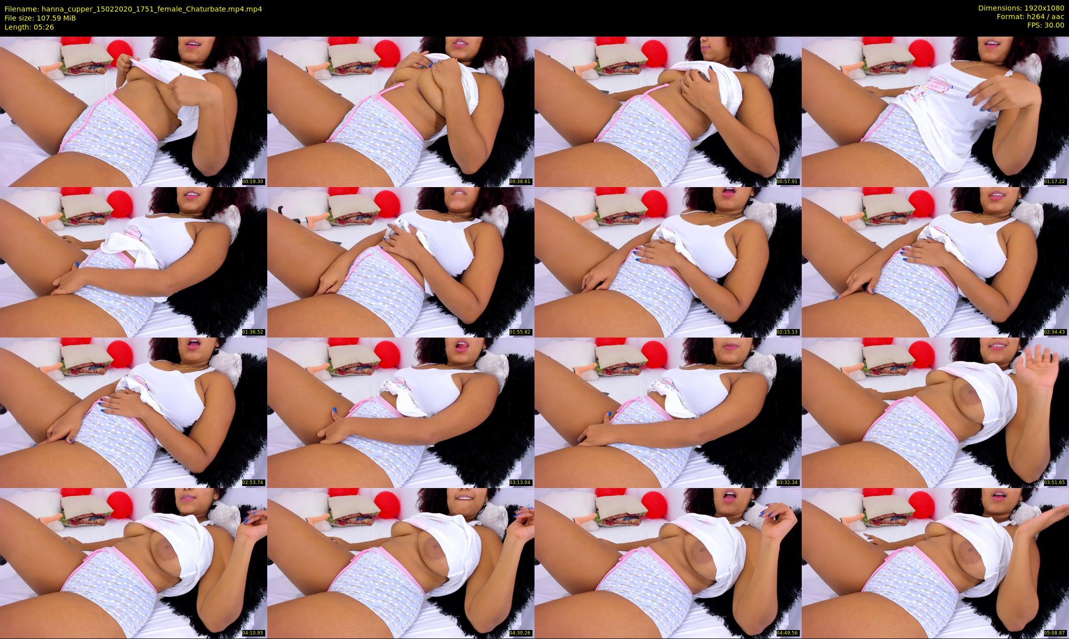 hanna_cupper — 6 minute Chaturbate female cam show recording, 1080p, Feb 15, 2020