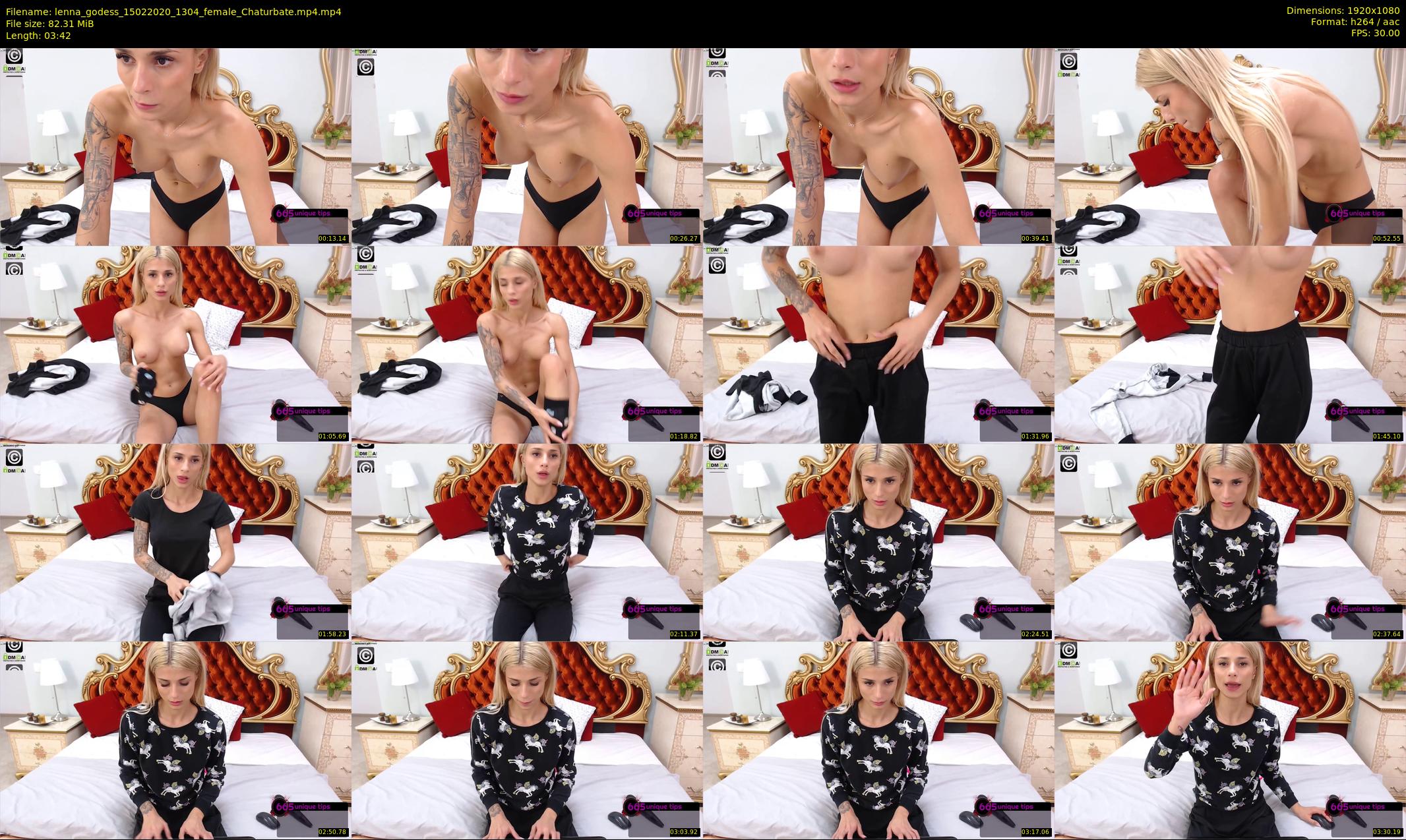 lenna_godess — 4 minute Chaturbate female cam show recording, 1080p, Feb 15, 2020