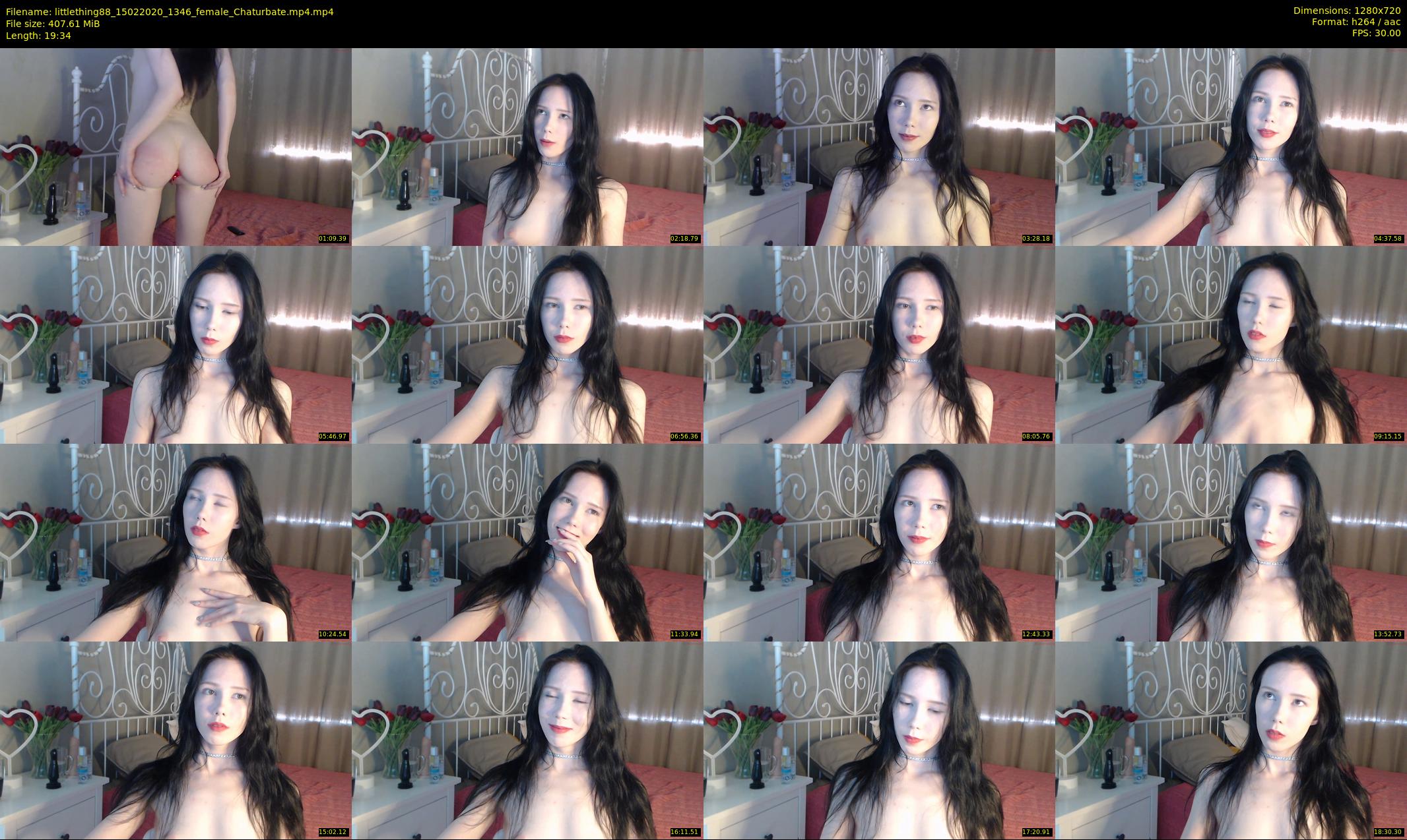 littlething88 — 20 minute Chaturbate female cam show recording, 720p, Feb 15, 2020