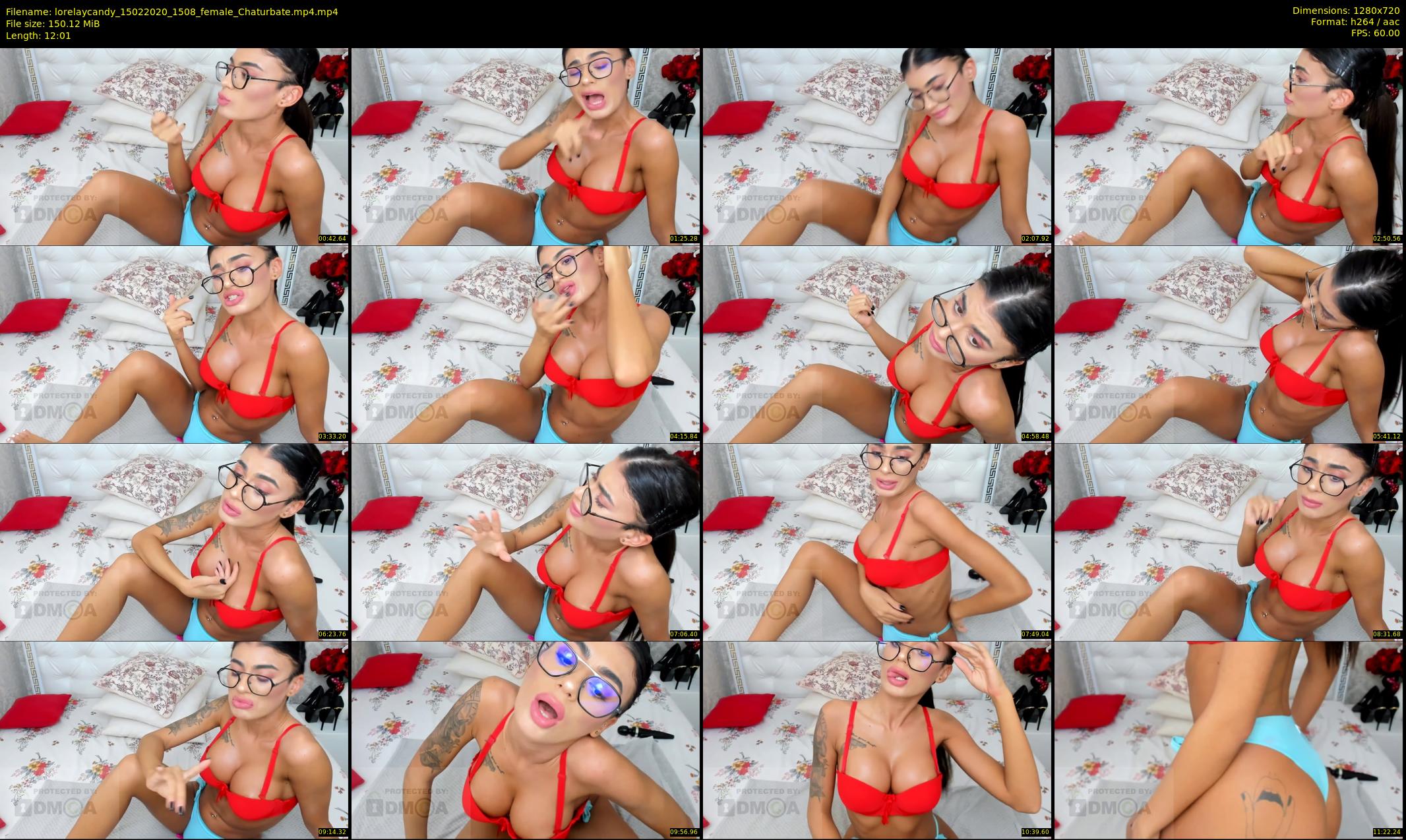 lorelaycandy — 13 minute Chaturbate female cam show recording, 720p, Feb 15, 2020