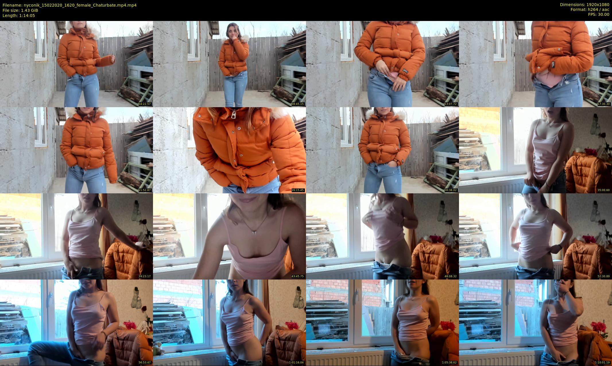 nyconik — 75 minute Chaturbate female cam show recording, 1080p, Feb 15, 2020