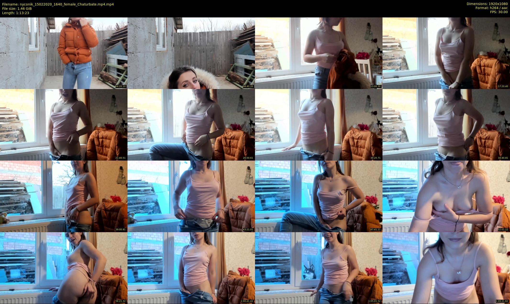 nyconik — 74 minute Chaturbate female cam show recording, 1080p, Feb 15, 2020