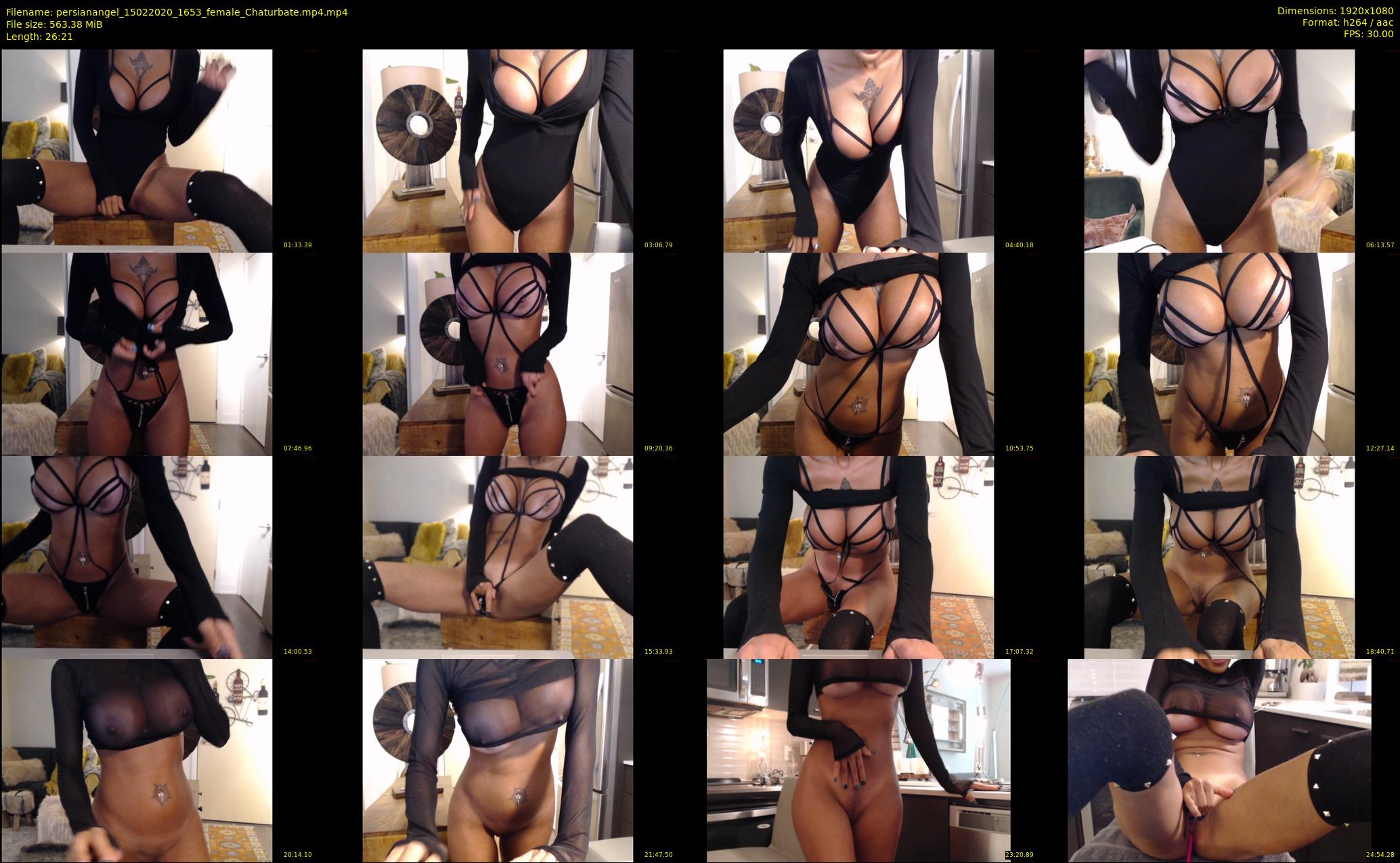 persianangel — 27 minute Chaturbate female cam show recording, 1080p, Feb 15, 2020