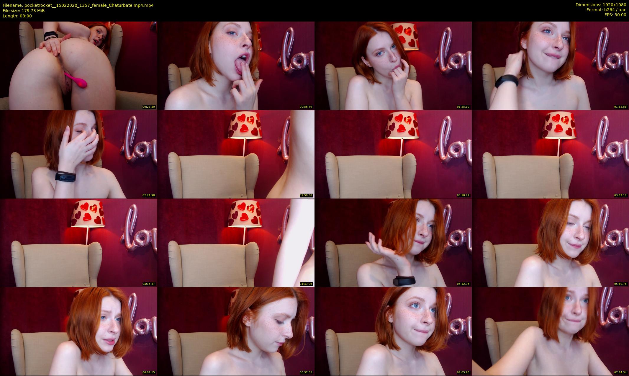 pocketrocket_ — 8 minute Chaturbate female cam show recording, 1080p, Feb 15, 2020