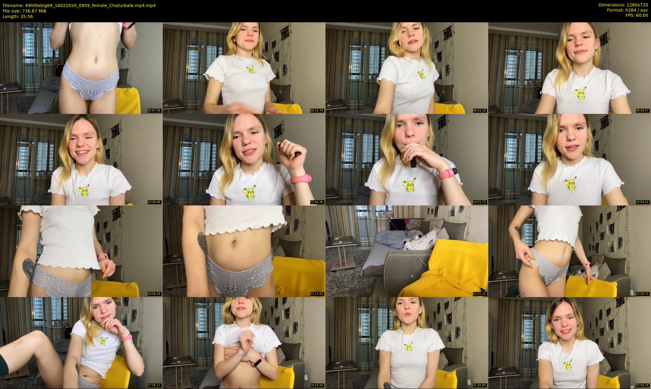 69littlebig69 — 36 minute Chaturbate couple cam show recording, 720p, Feb 16, 2020