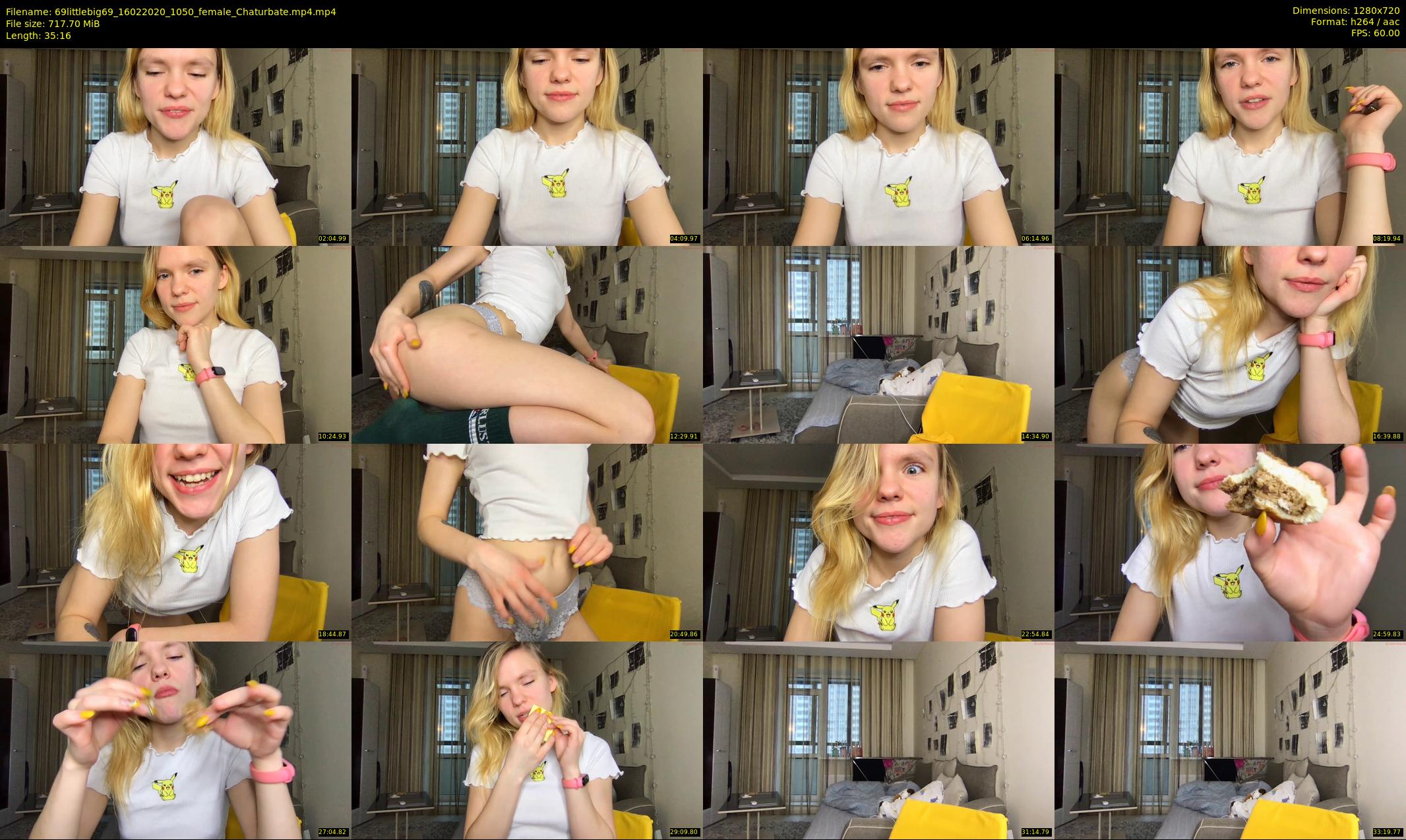 69littlebig69 — 36 minute Chaturbate couple cam show recording, 720p, Feb 16, 2020