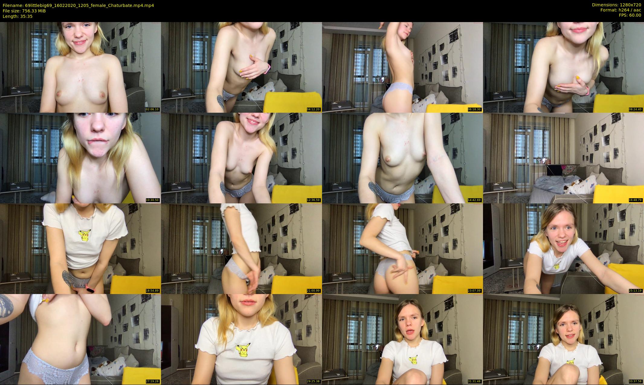69littlebig69 — 36 minute Chaturbate couple cam show recording, 720p, Feb 16, 2020
