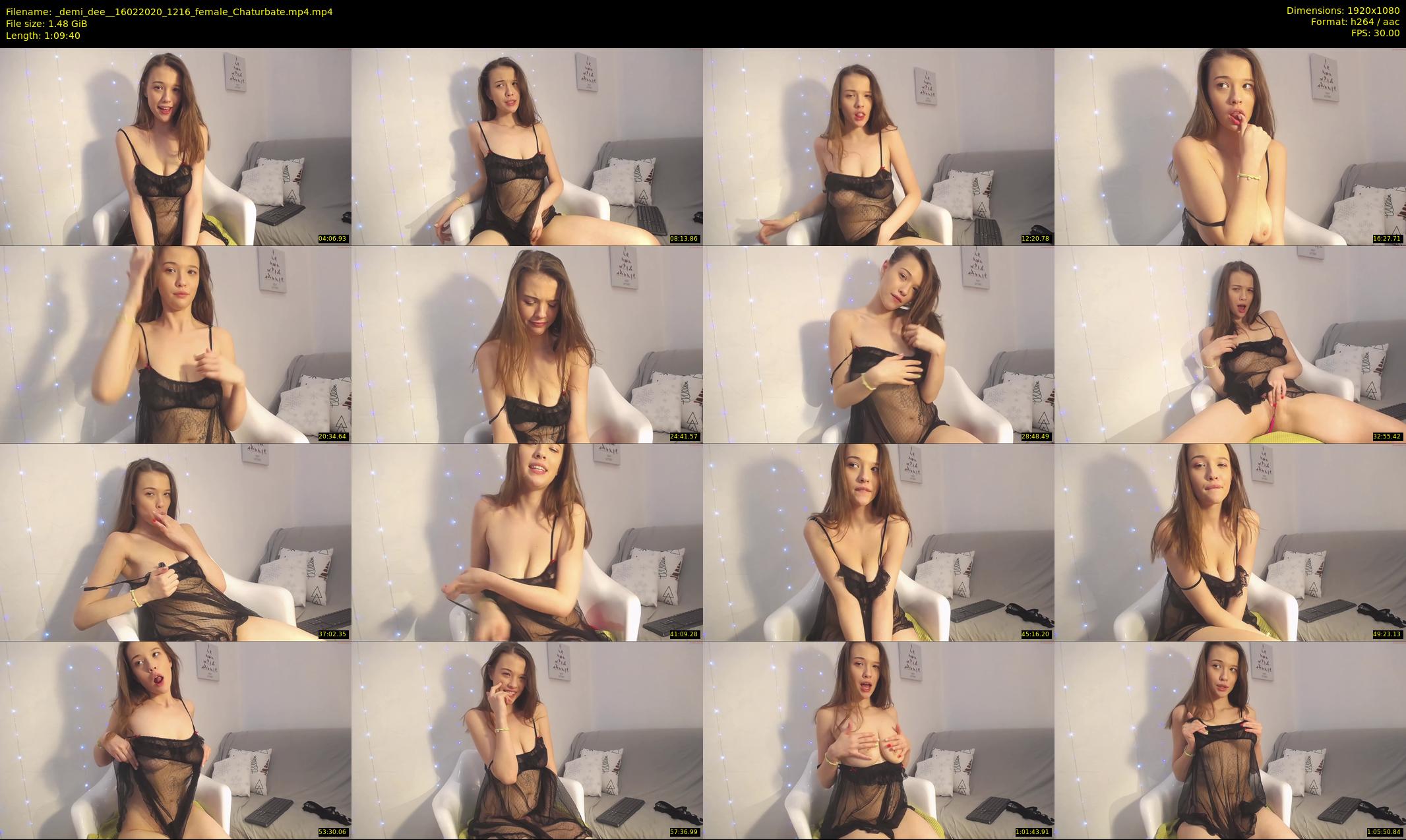 _demi_dee_ — 70 minute Chaturbate female cam show recording, 1080p, Feb 16, 2020