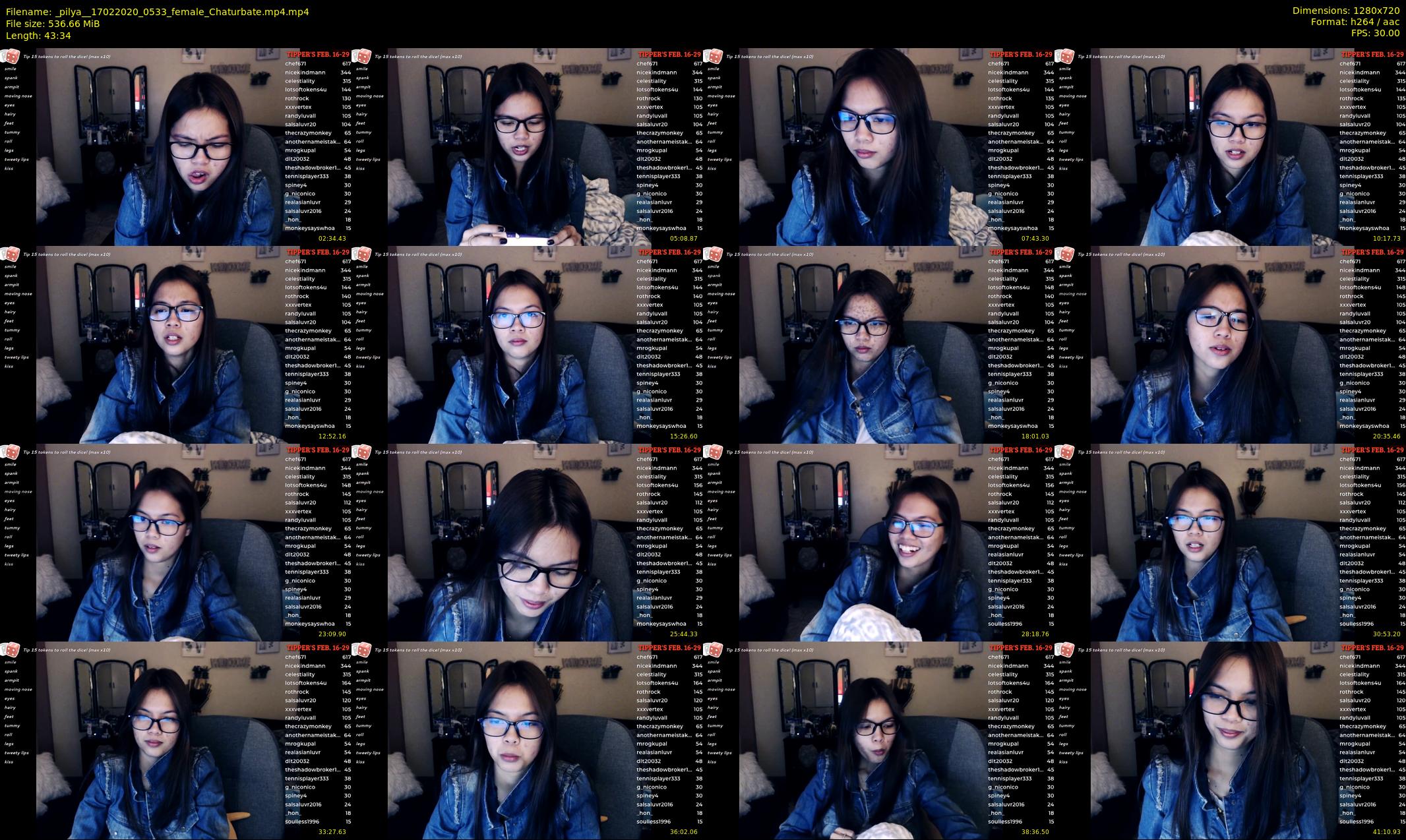 _pilya_ — 44 minute Chaturbate female cam show recording, 720p, Feb 17, 2020
