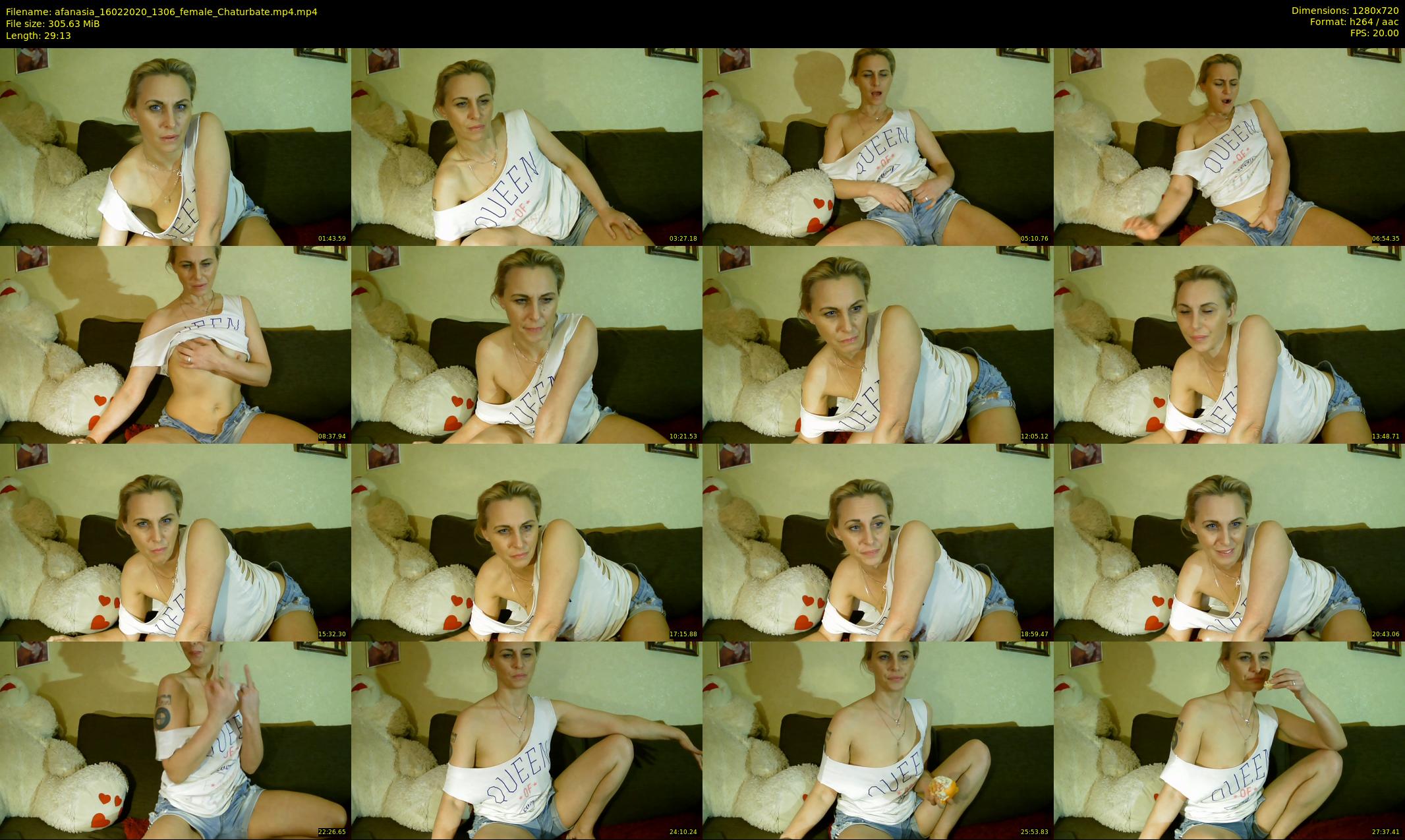 afanasia — 30 minute Chaturbate female cam show recording, 720p, Feb 16, 2020