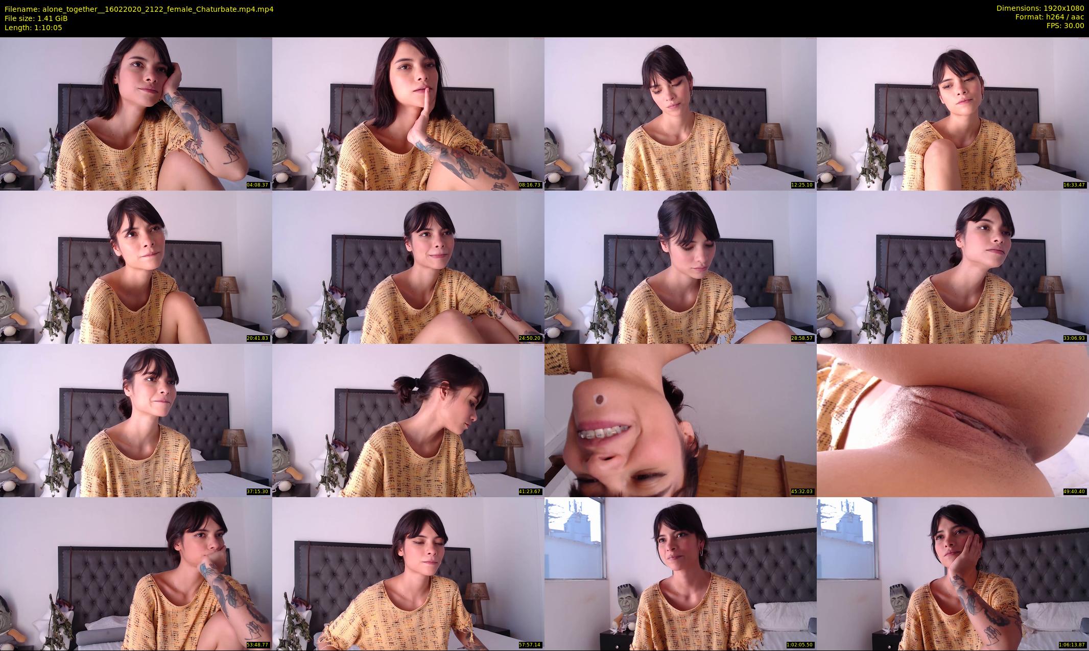 alone_together_ — 71 minute Chaturbate female cam show recording, 1080p, Feb 16, 2020