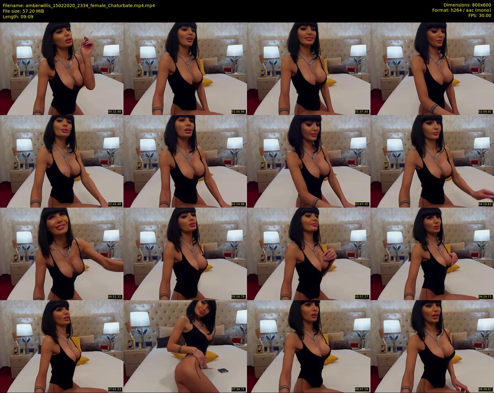 amberwillis — 10 minute Chaturbate female cam show recording, 480p, Feb 15, 2020
