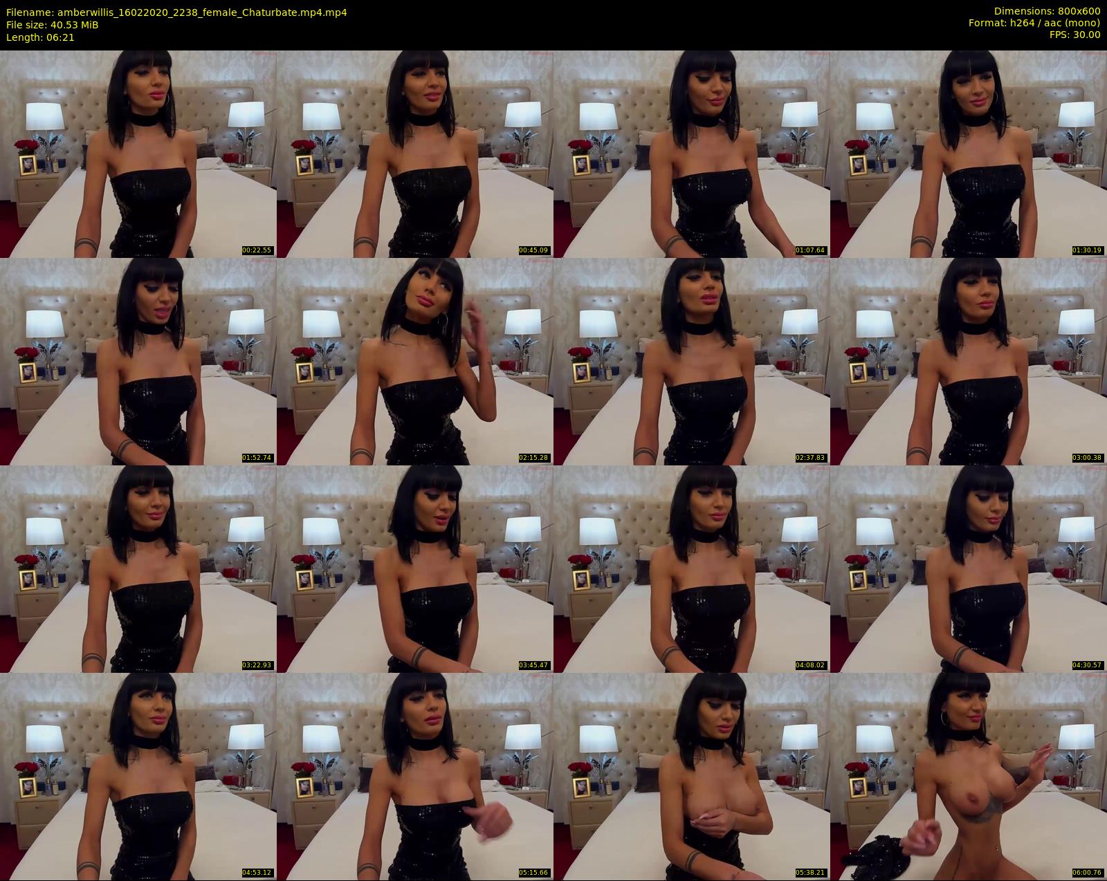 amberwillis — 7 minute Chaturbate female cam show recording, 480p, Feb 16, 2020