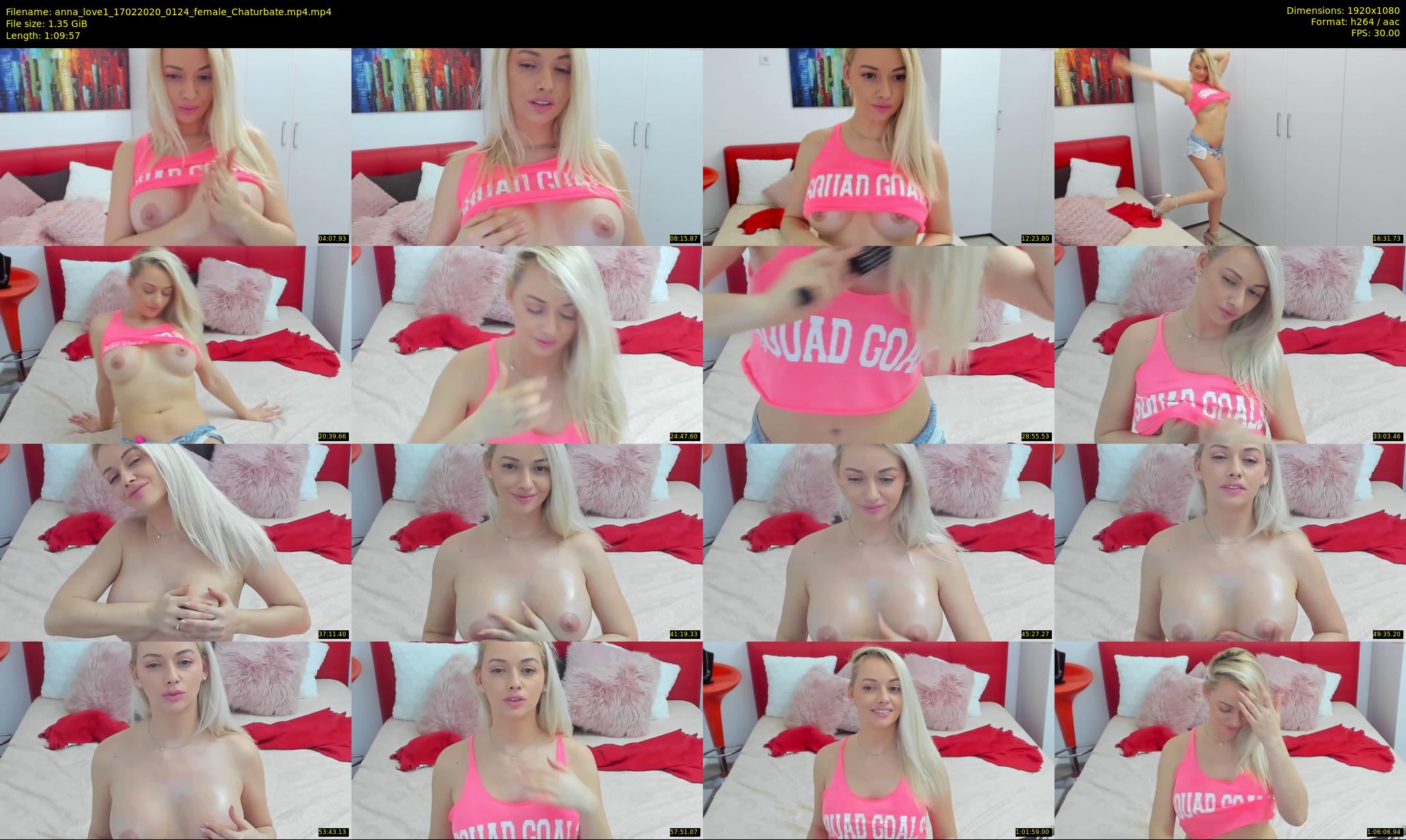 anna_love1 — 70 minute Chaturbate female cam show recording, 1080p, Feb 17, 2020