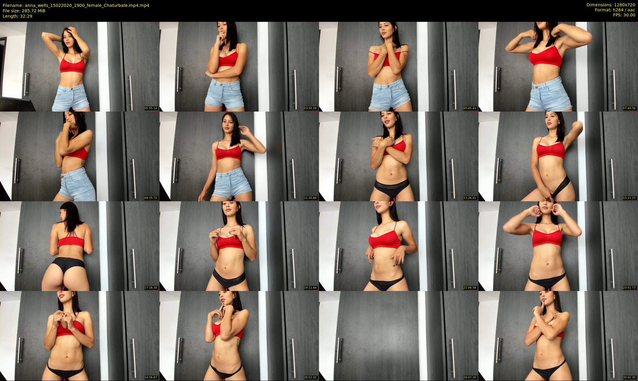 anna_wells — 33 minute Chaturbate female cam show recording, 720p, Feb 15, 2020