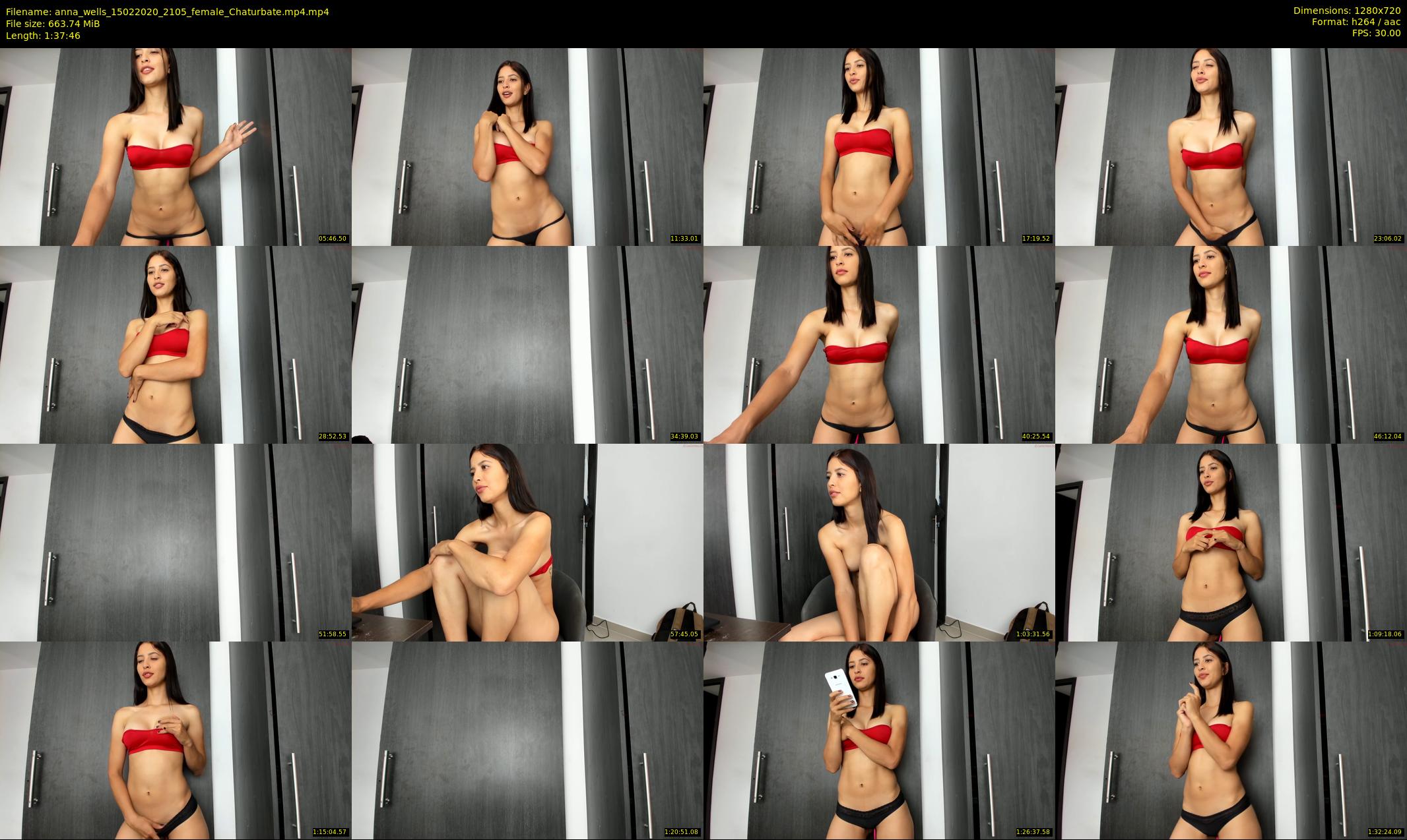 anna_wells — 98 minute Chaturbate female cam show recording, 720p, Feb 15, 2020