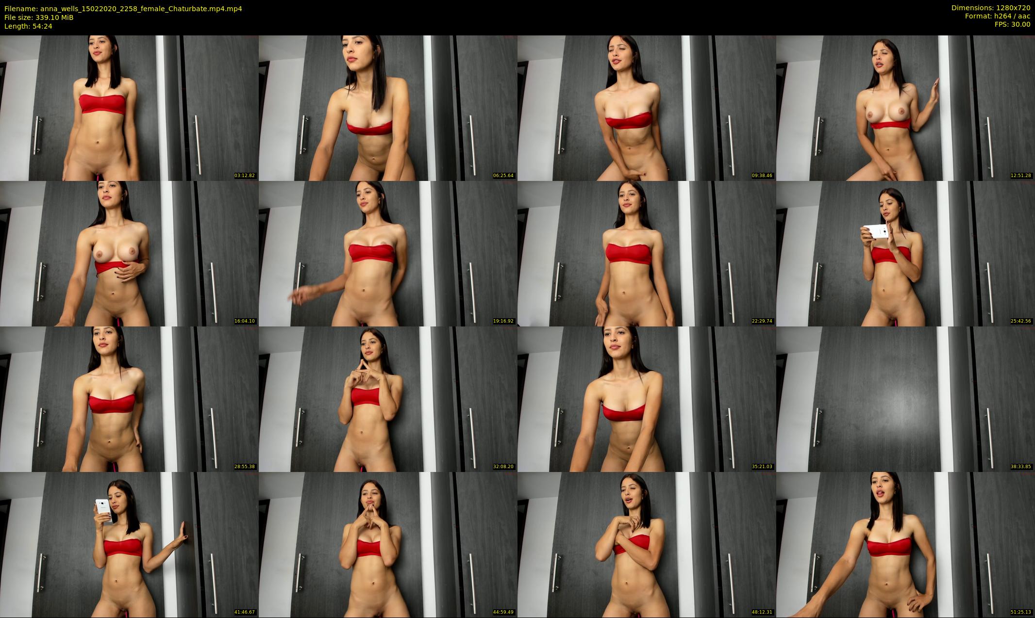 anna_wells — 55 minute Chaturbate female cam show recording, 720p, Feb 15, 2020