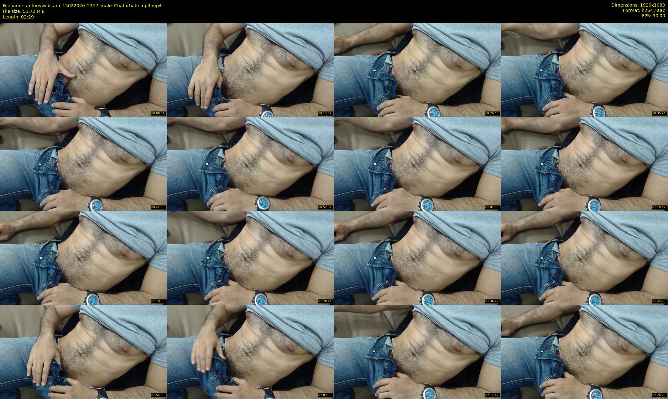 antonywebcam — 3 minute Chaturbate male cam show recording, 1080p, Feb 15, 2020
