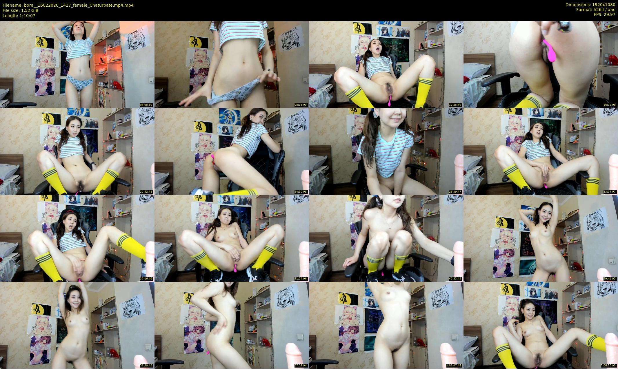 bora_ — 71 minute Chaturbate female cam show recording, 1080p, Feb 16, 2020