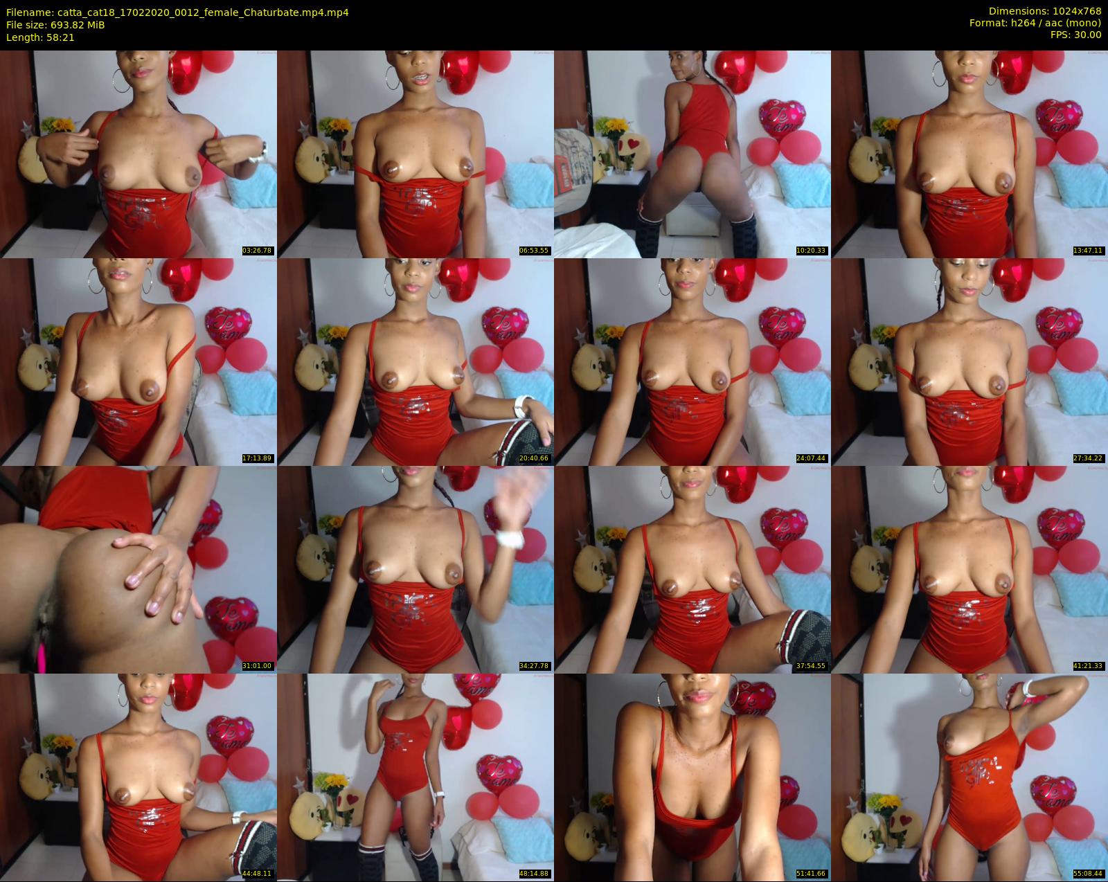 catta_cat18 — 59 minute Chaturbate female cam show recording, 720p, Feb 17, 2020