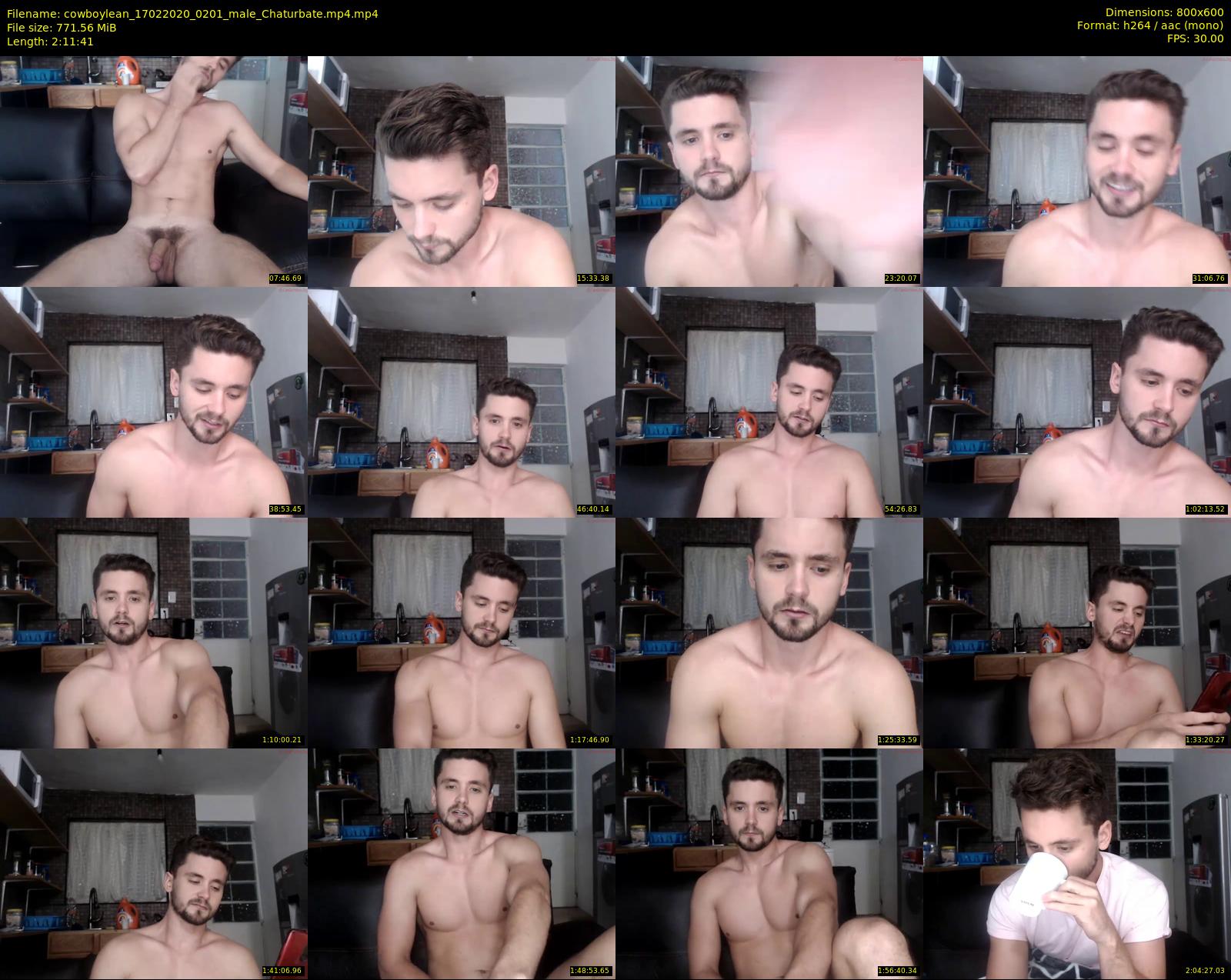 cowboylean — 132 minute Chaturbate male cam show recording, 480p, Feb 17, 2020