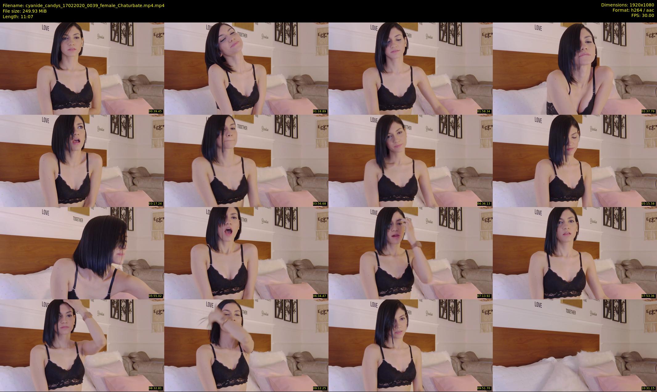 cyanide_candys — 12 minute Chaturbate female cam show recording, 1080p, Feb 17, 2020