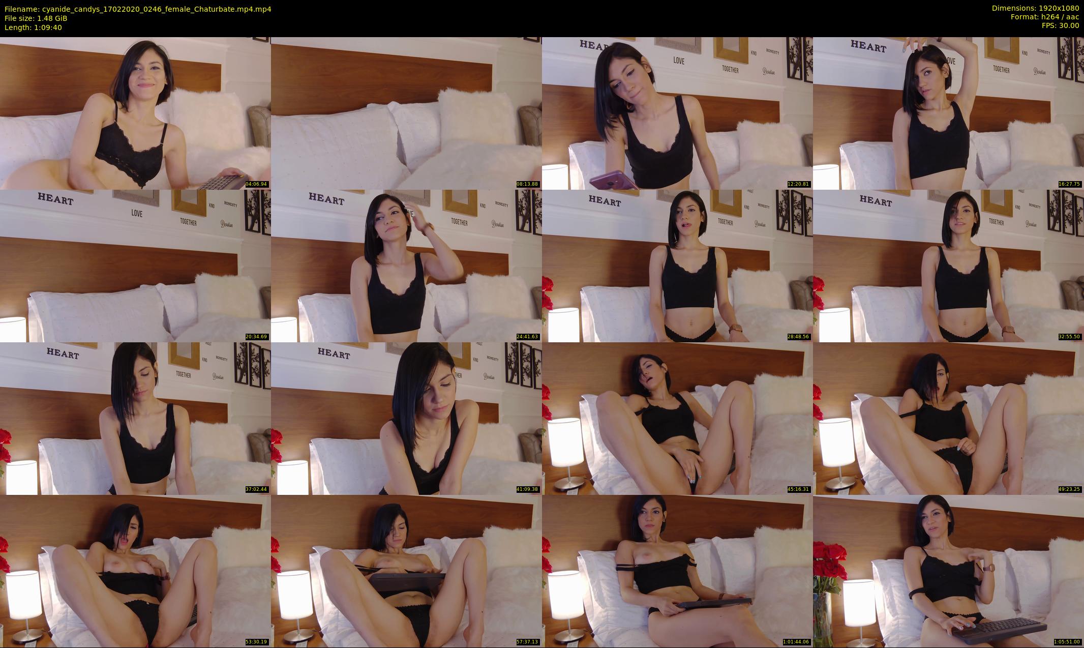 cyanide_candys — 70 minute Chaturbate female cam show recording, 1080p, Feb 17, 2020