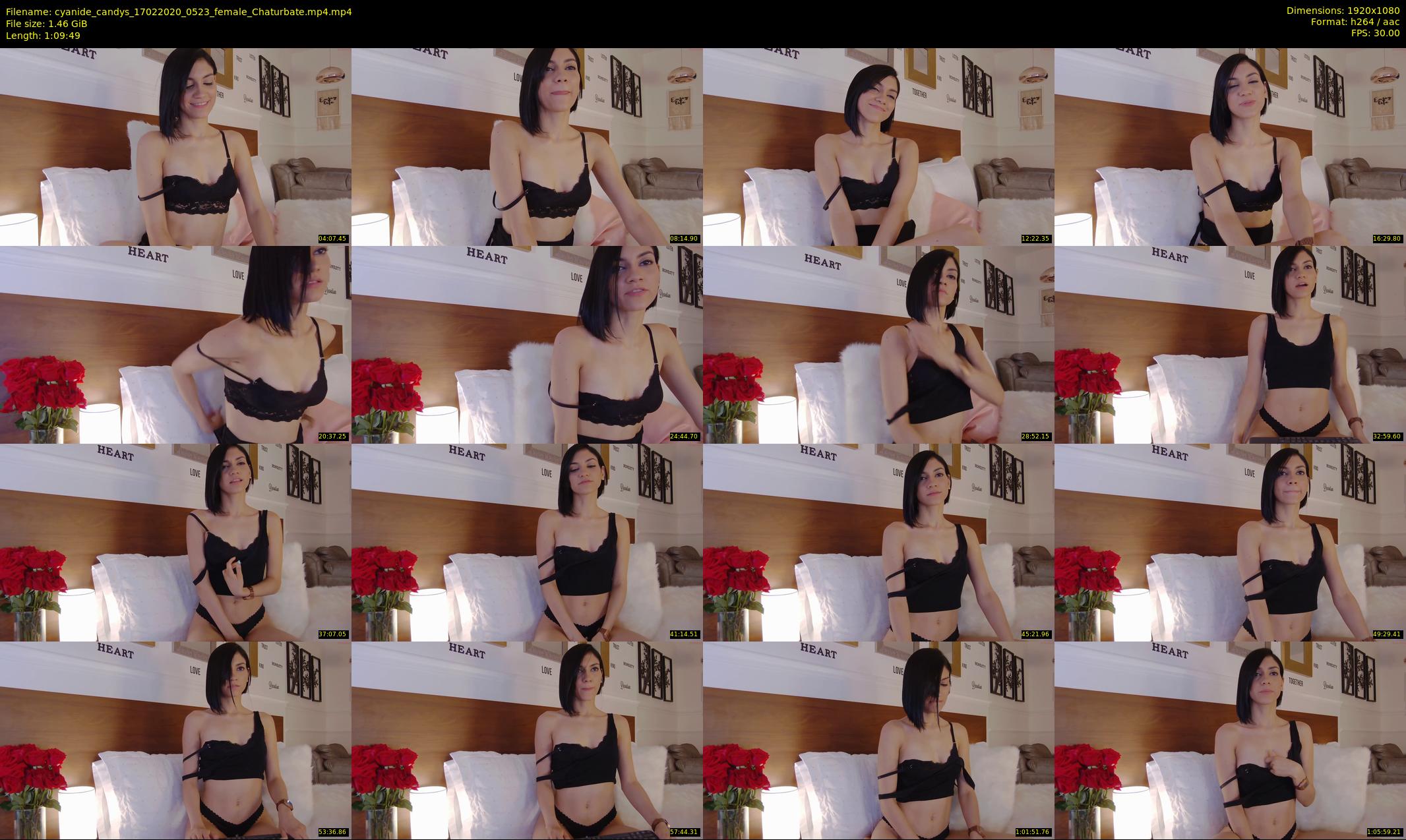 cyanide_candys — 70 minute Chaturbate female cam show recording, 1080p, Feb 17, 2020
