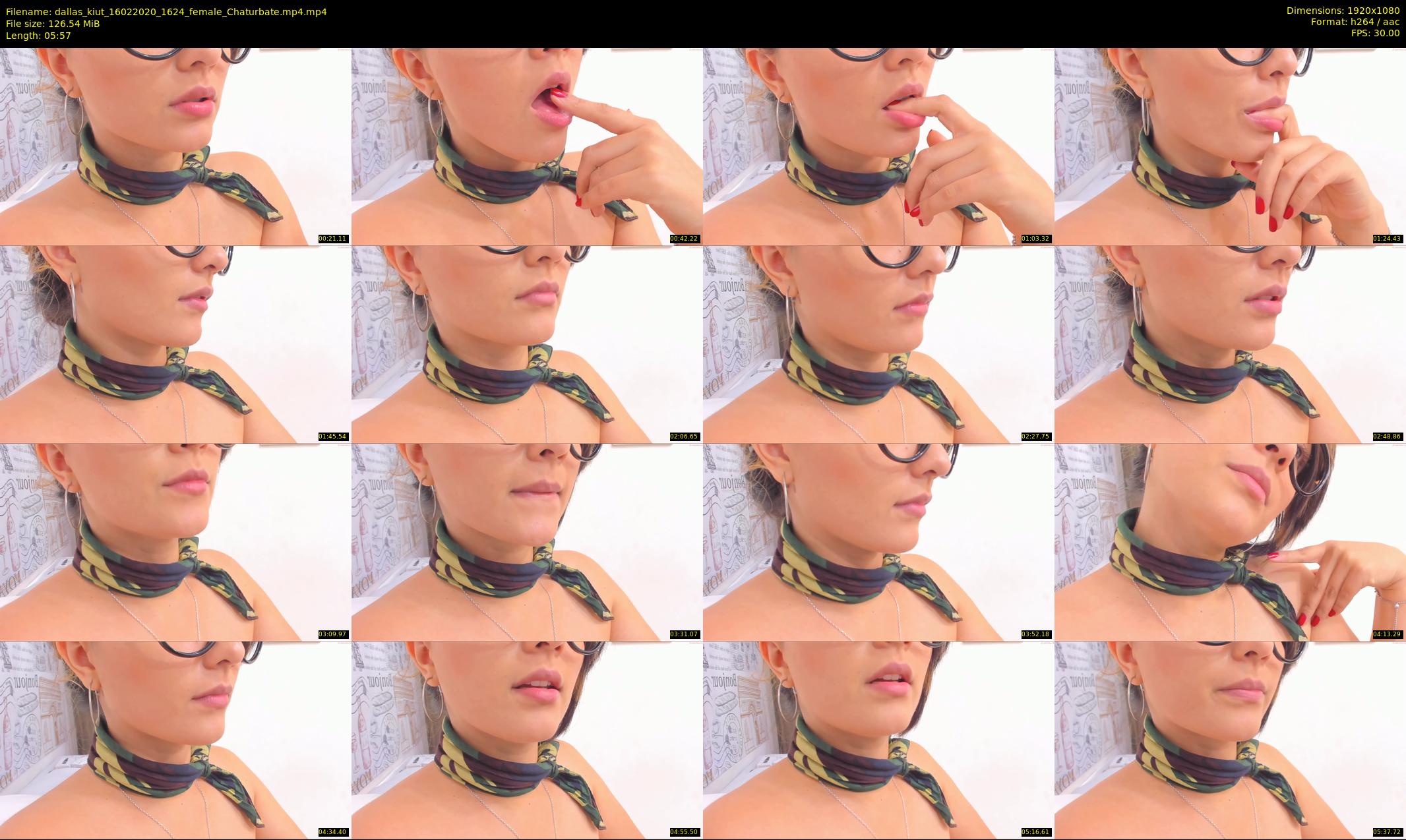 dallas_kiut — 6 minute Chaturbate female cam show recording, 1080p, Feb 16, 2020