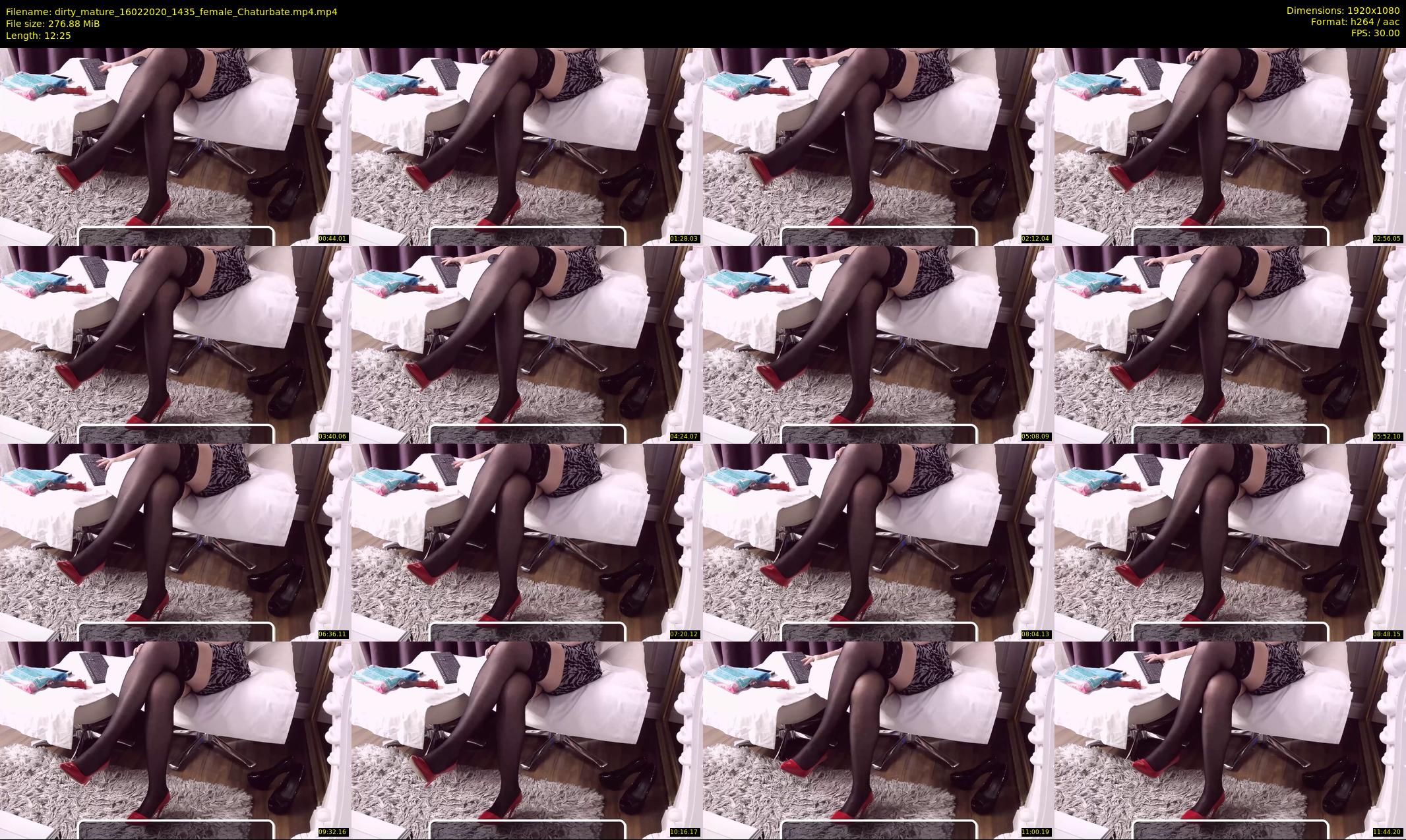dirty_mature — 13 minute Chaturbate female cam show recording, 1080p, Feb 16, 2020