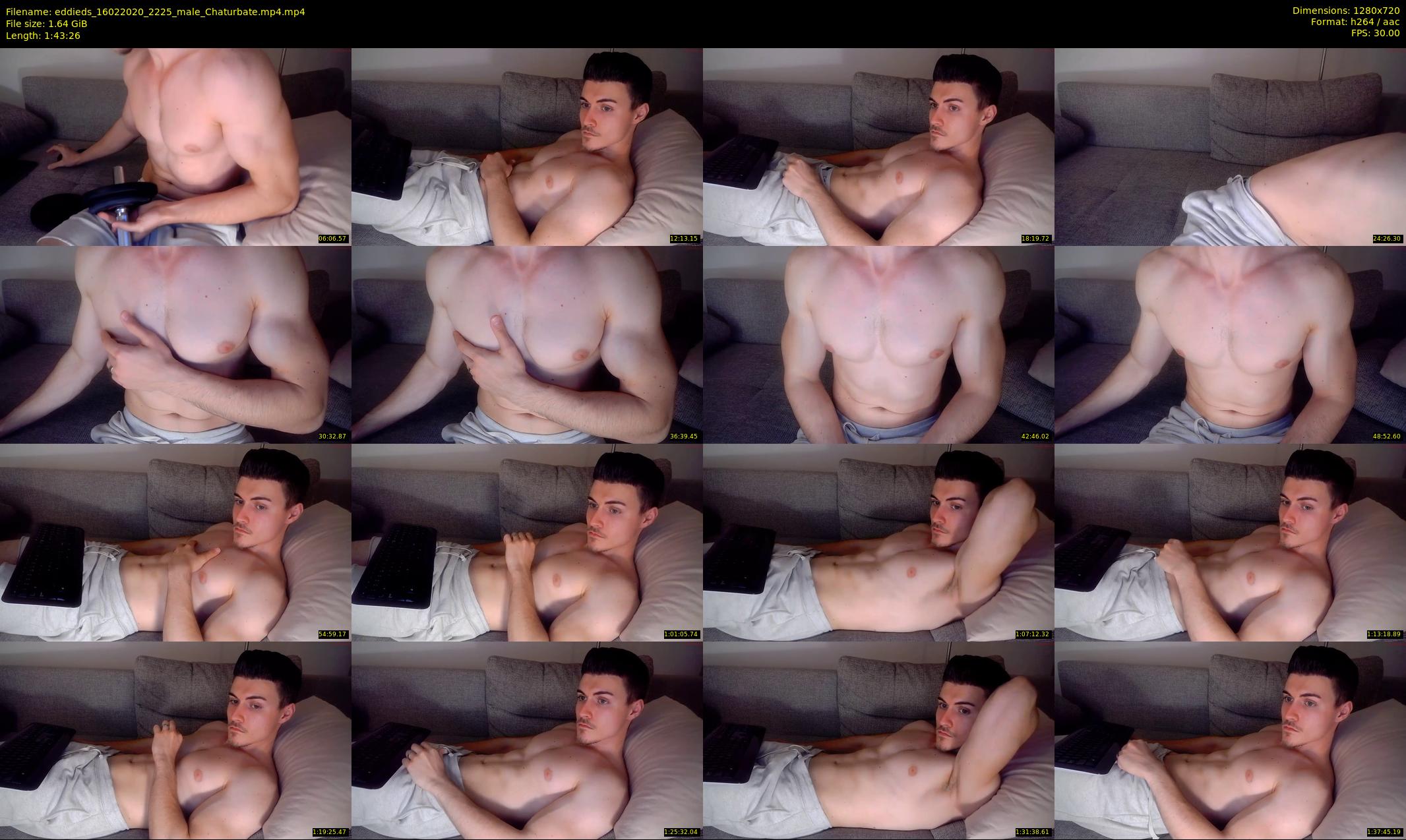 eddieds — 104 minute Chaturbate male cam show recording, 720p, Feb 16, 2020