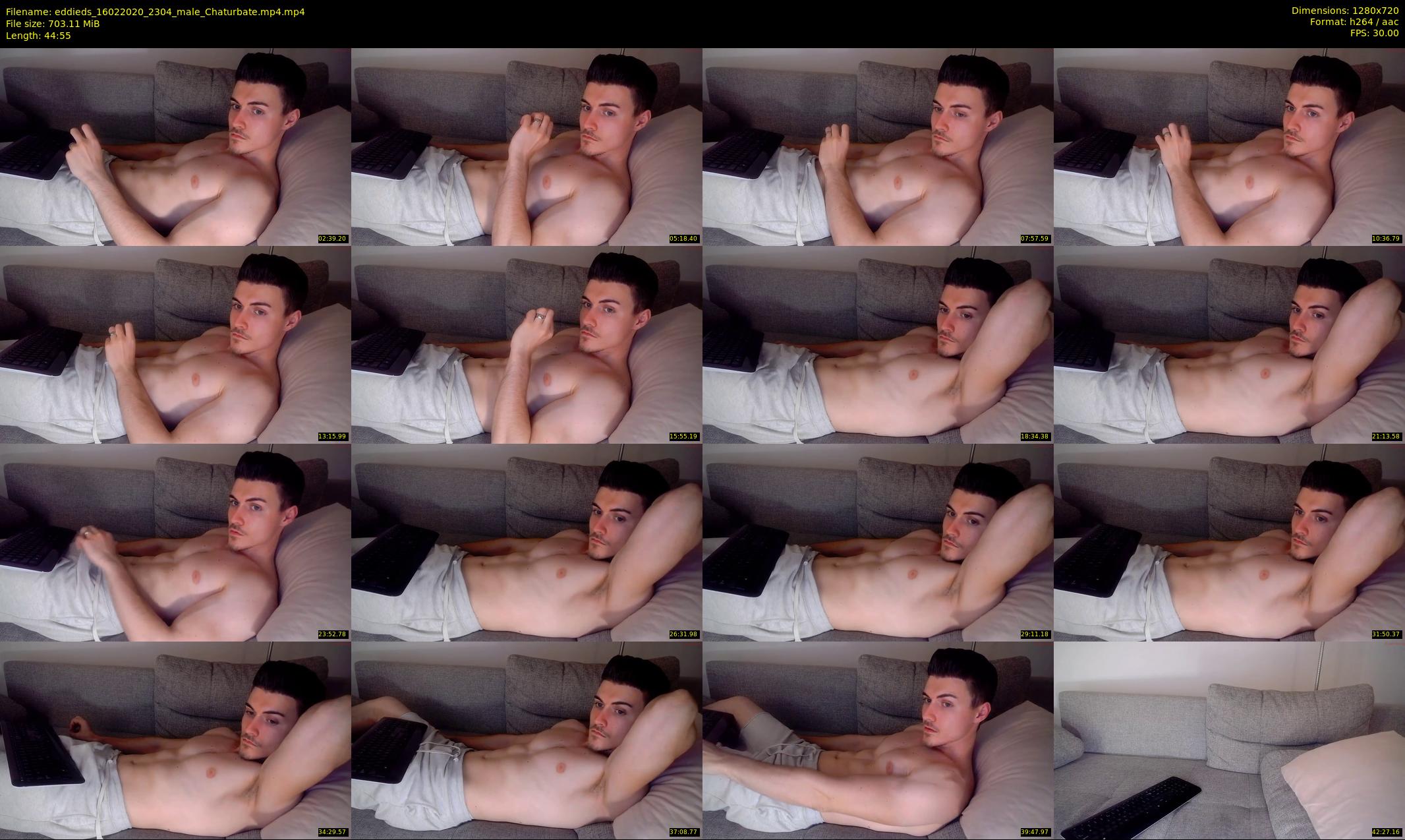 eddieds — 45 minute Chaturbate male cam show recording, 720p, Feb 16, 2020