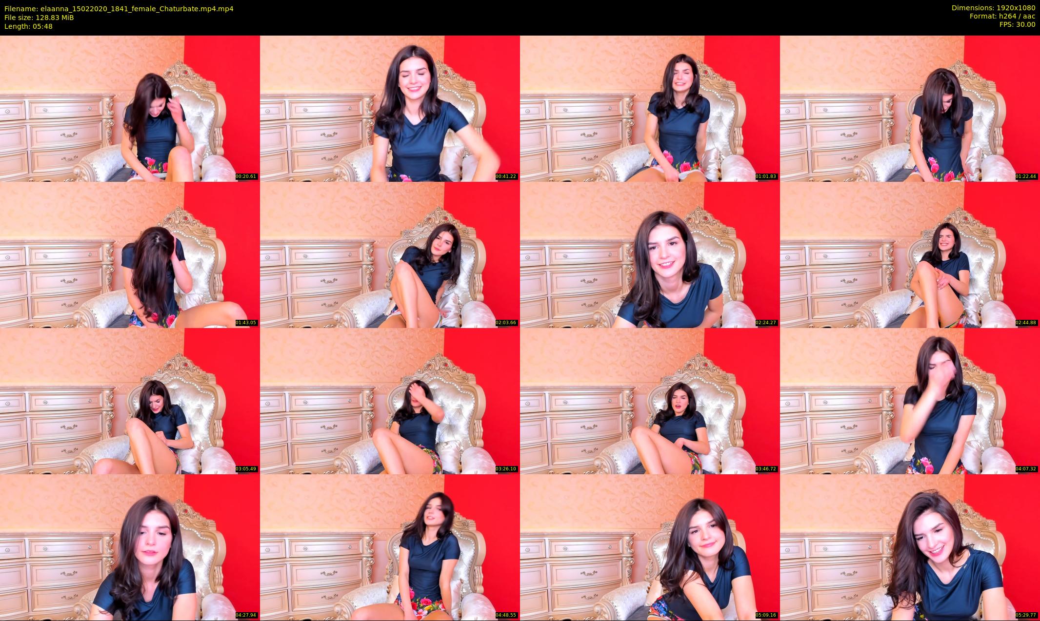 elaanna — 6 minute Chaturbate female cam show recording, 1080p, Feb 15, 2020