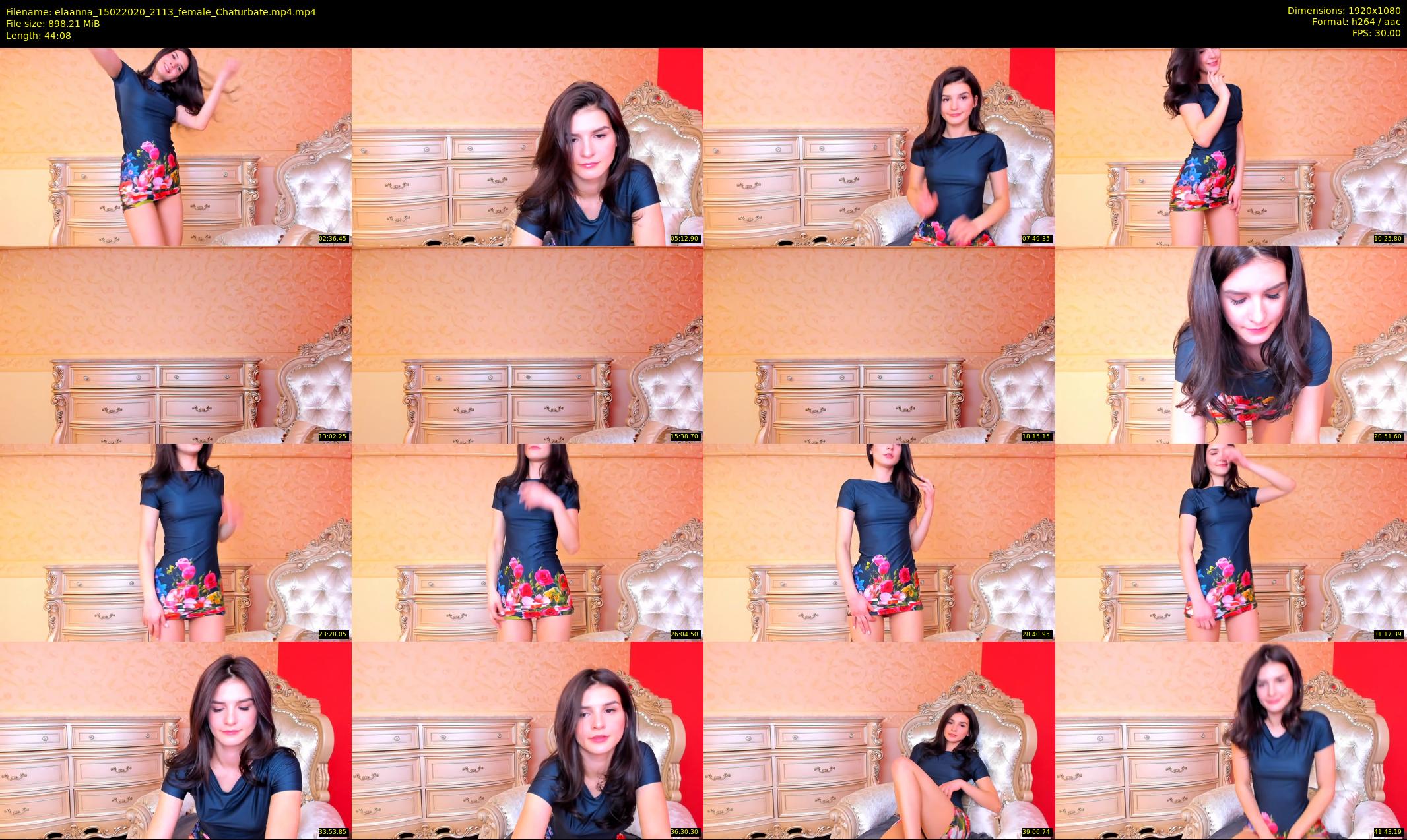 elaanna — 45 minute Chaturbate female cam show recording, 1080p, Feb 15, 2020