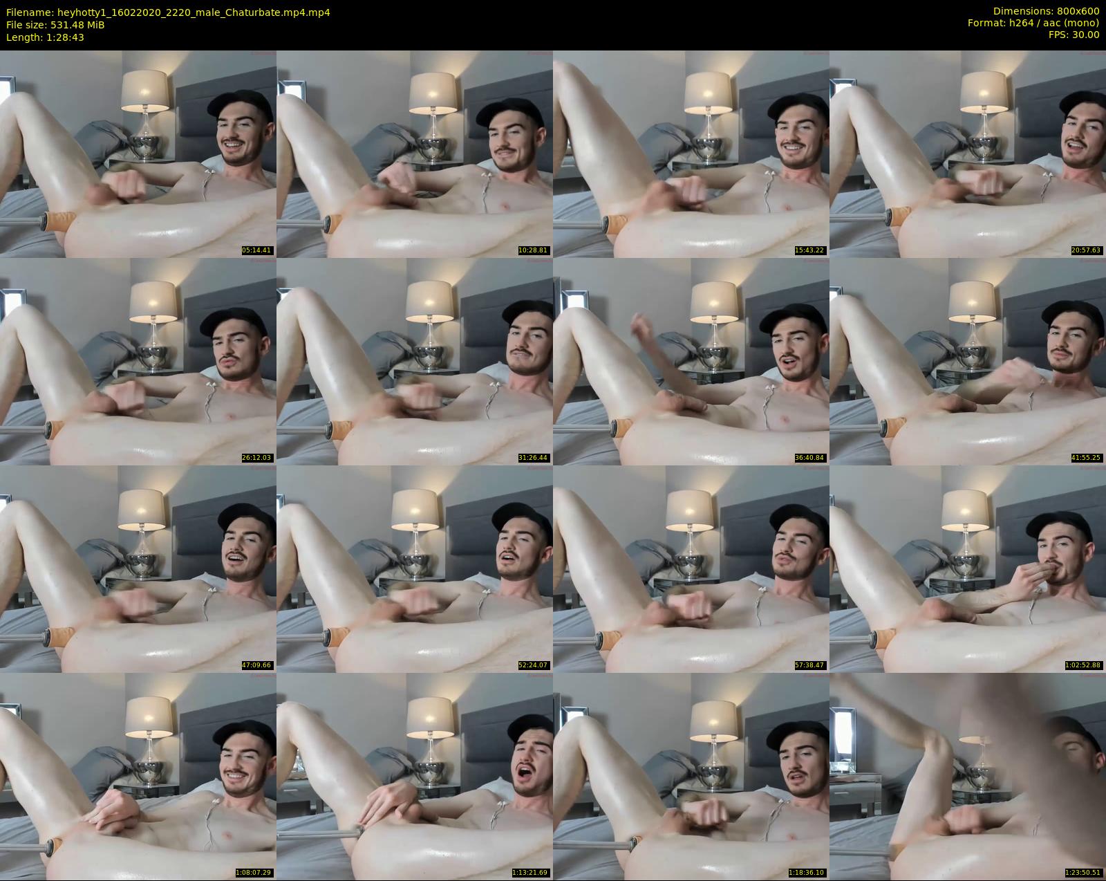 heyhotty1 — 89 minute Chaturbate male cam show recording, 480p, Feb 16, 2020