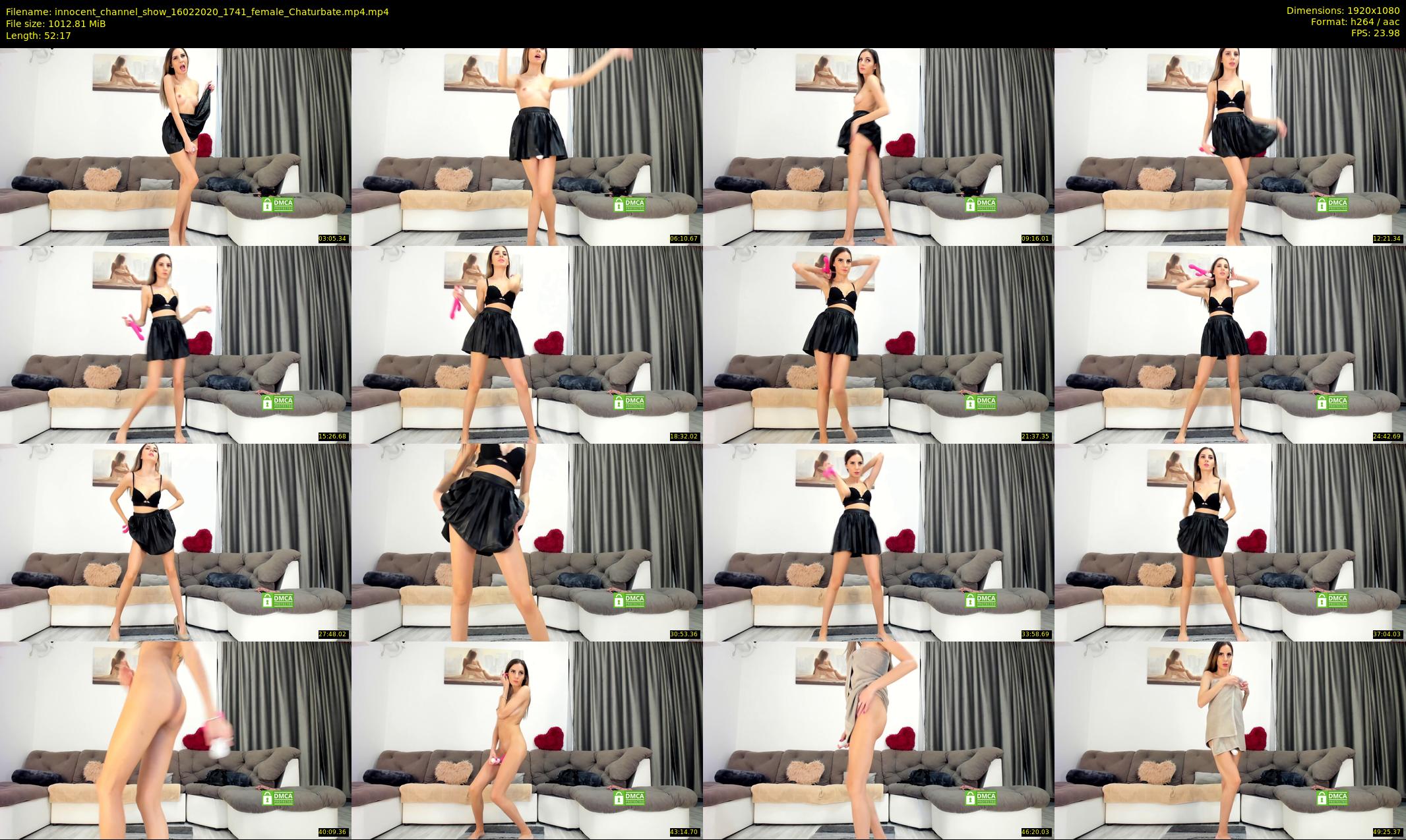 innocent_channel_show — 53 minute Chaturbate female cam show recording, 1080p, Feb 16, 2020