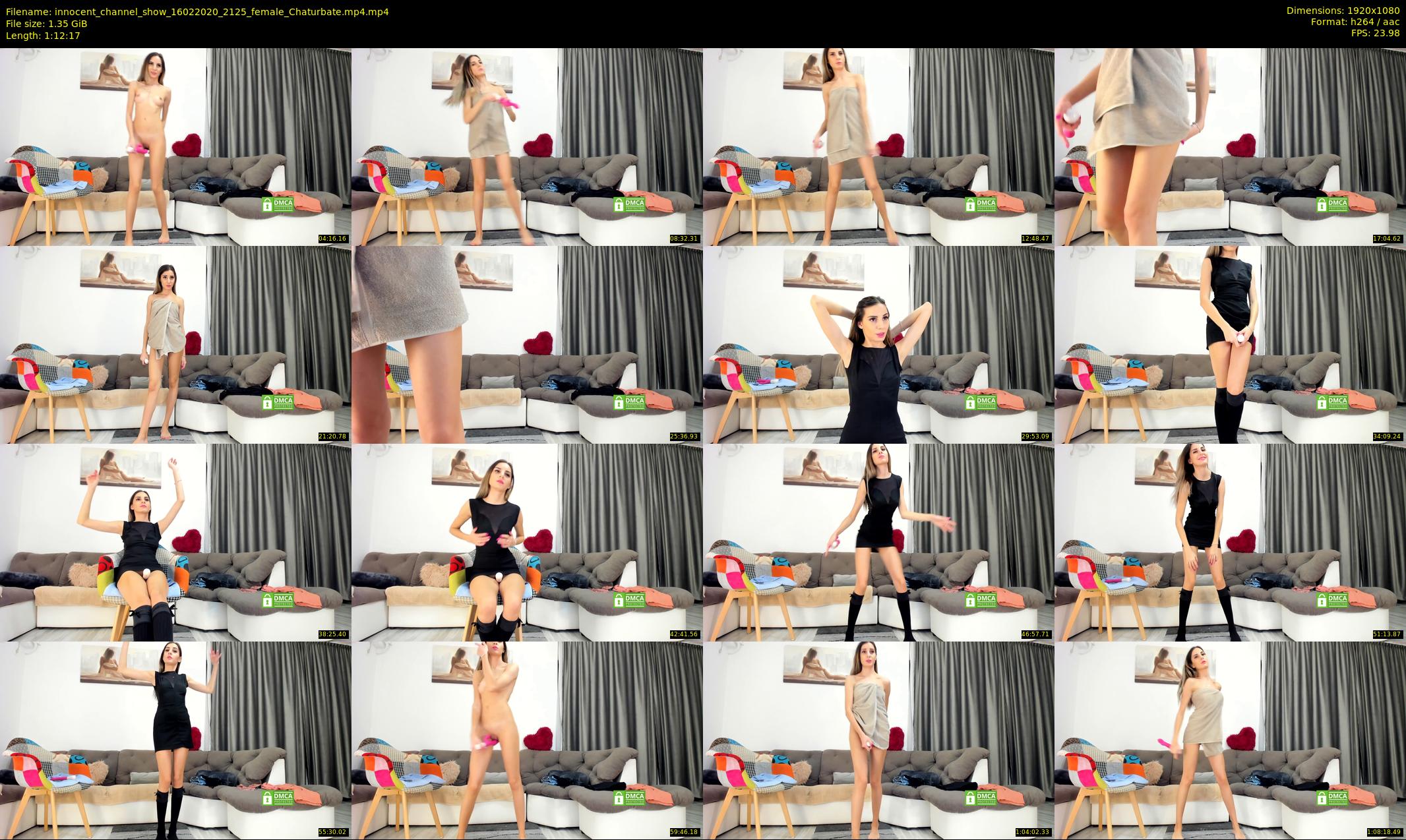 innocent_channel_show — 73 minute Chaturbate female cam show recording, 1080p, Feb 16, 2020