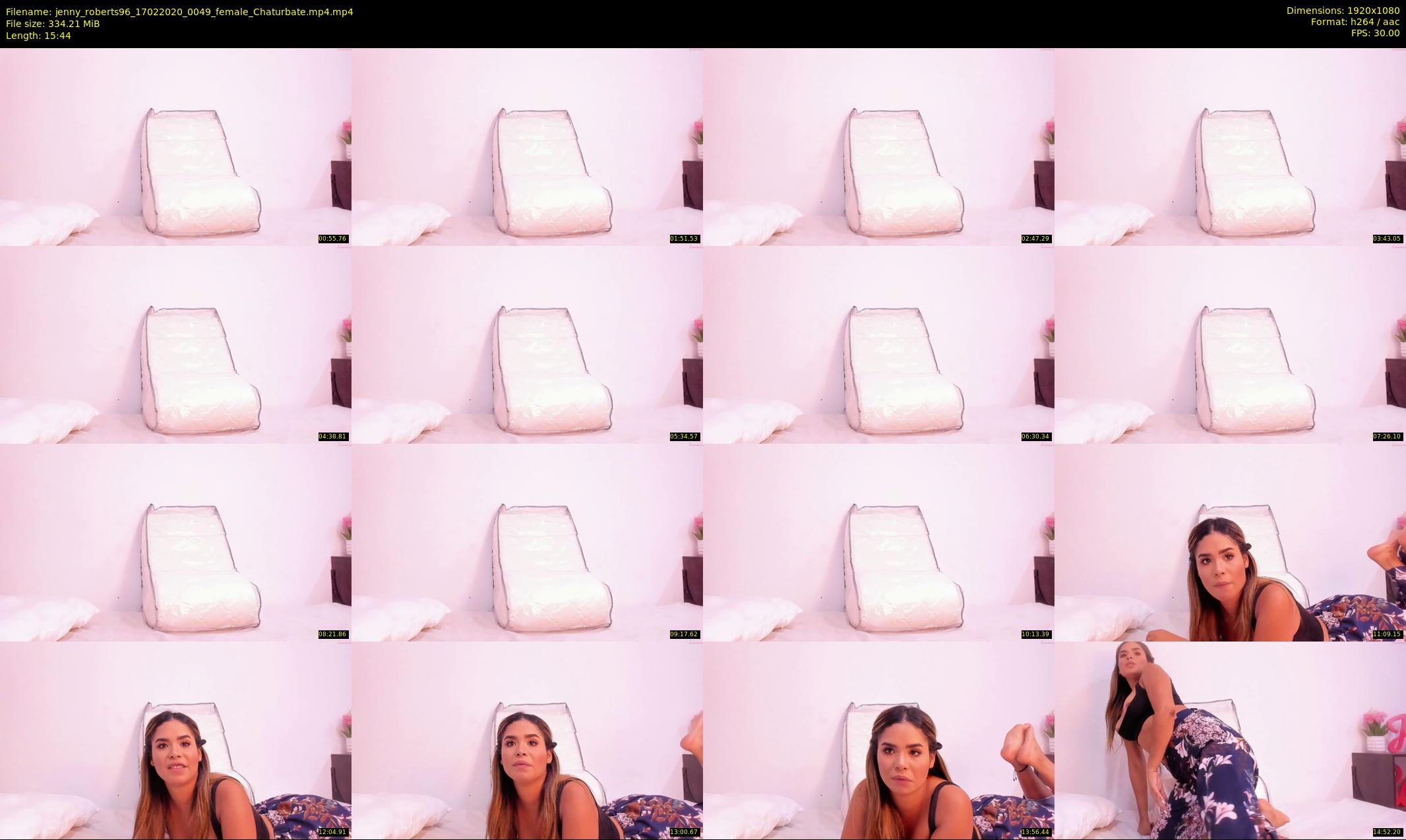 jenny_roberts96 — 16 minute Chaturbate female cam show recording, 1080p, Feb 17, 2020
