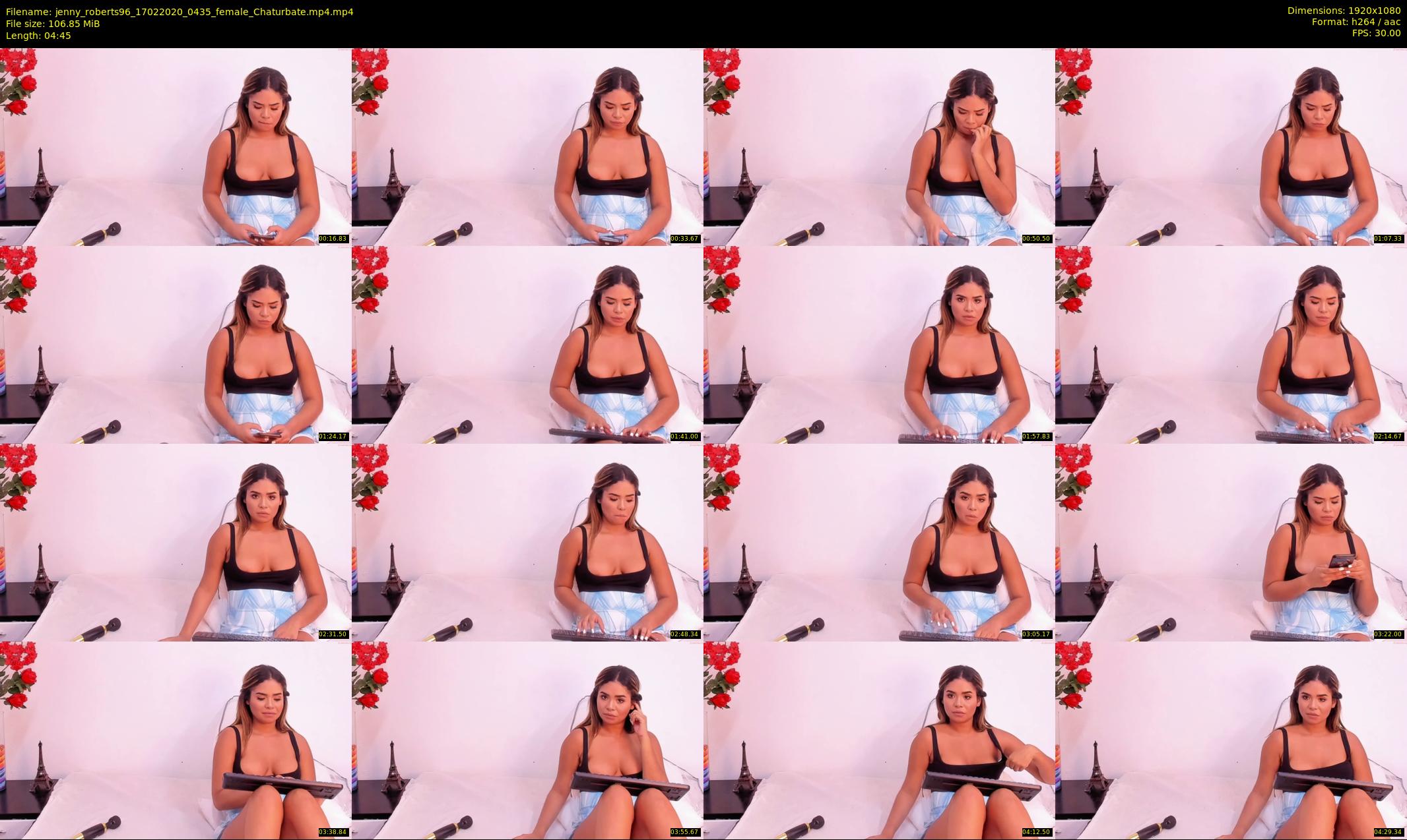jenny_roberts96 — 5 minute Chaturbate female cam show recording, 1080p, Feb 17, 2020