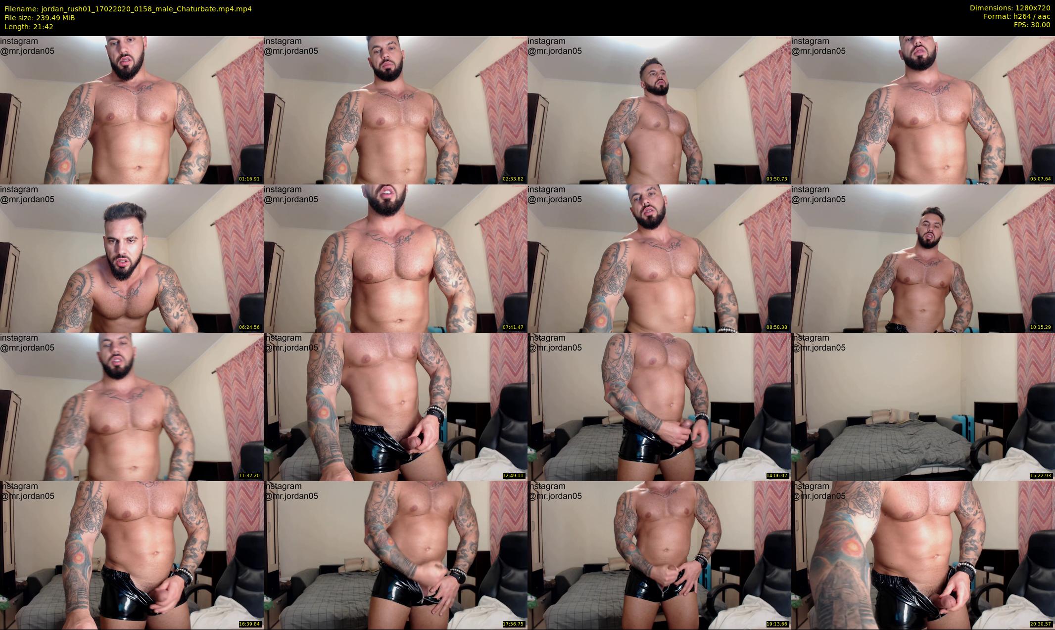jordan_rush01 — 22 minute Chaturbate male cam show recording, 720p, Feb 17, 2020