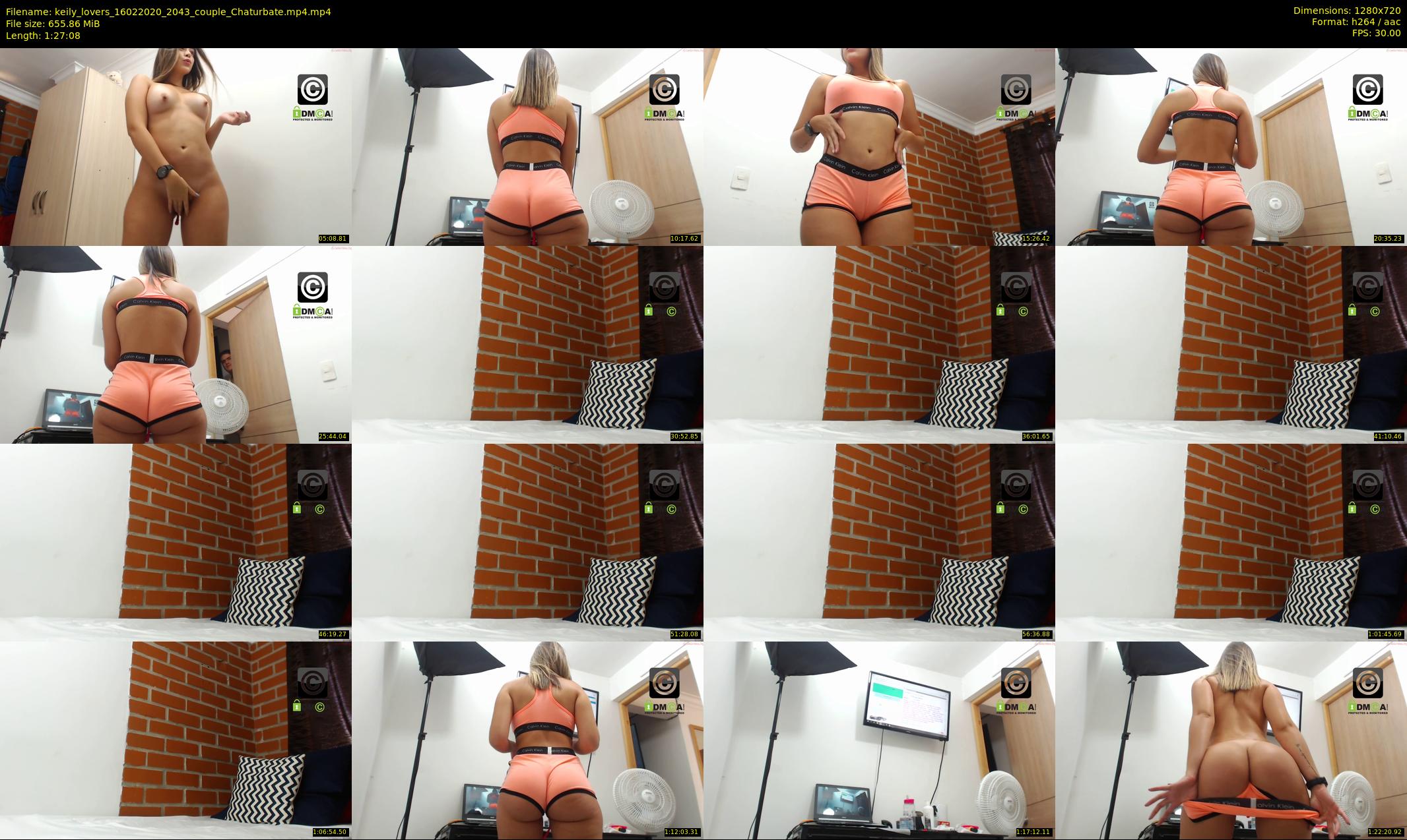 keily_lovers — 88 minute Chaturbate female cam show recording, 720p, Feb 16, 2020
