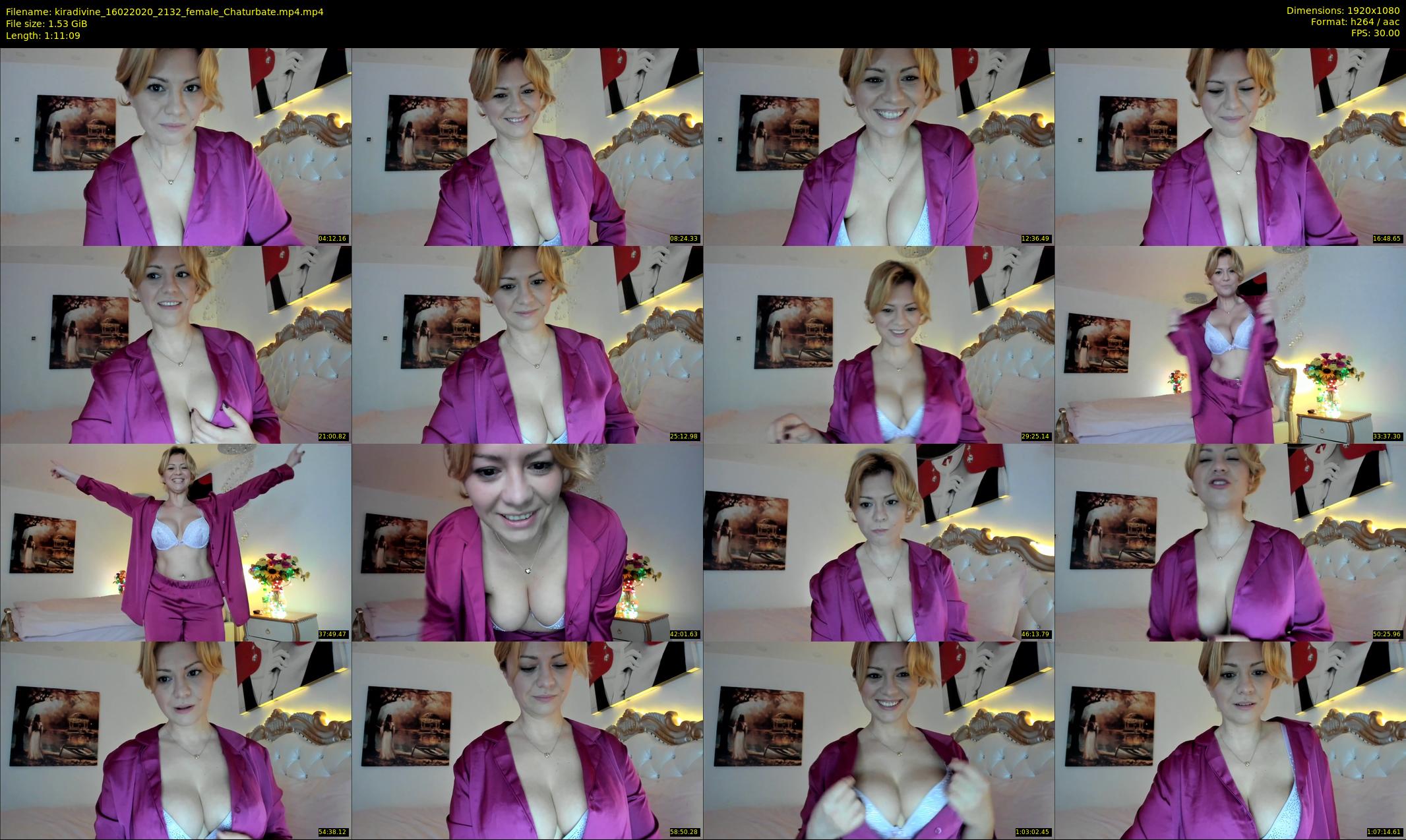 kiradivine — 72 minute Chaturbate female cam show recording, 1080p, Feb 16, 2020