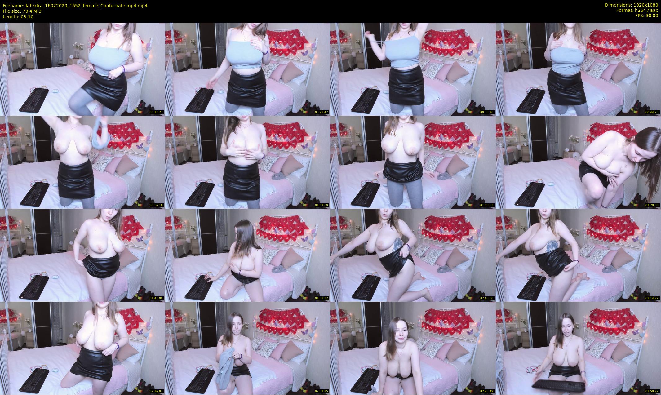 lafextra — 4 minute Chaturbate female cam show recording, 1080p, Feb 16, 2020