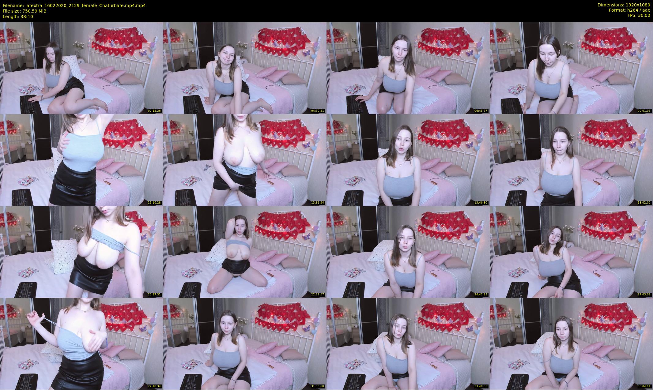 lafextra — 39 minute Chaturbate female cam show recording, 1080p, Feb 16, 2020