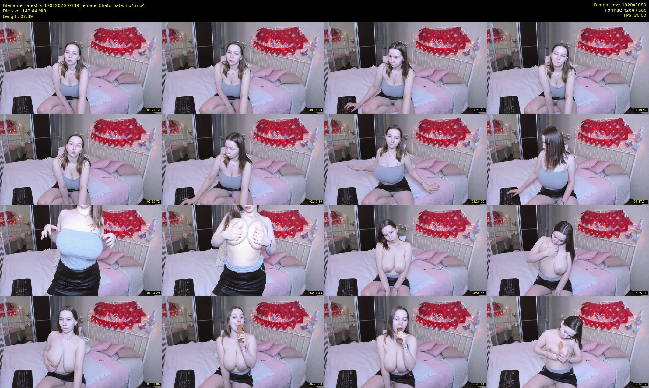 lafextra — 8 minute Chaturbate female cam show recording, 1080p, Feb 17, 2020