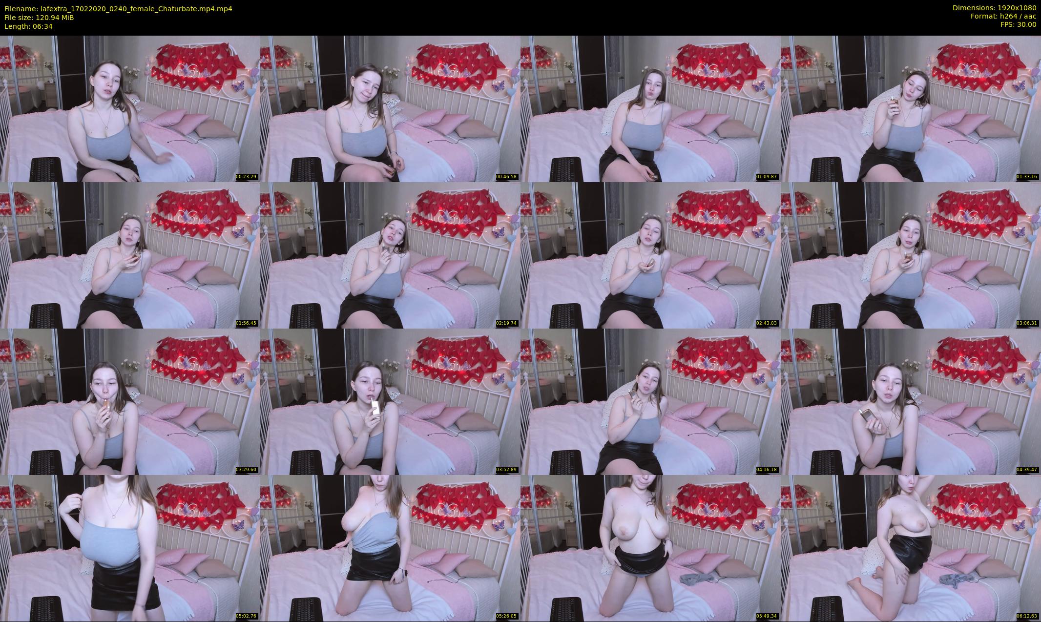 lafextra — 7 minute Chaturbate female cam show recording, 1080p, Feb 17, 2020