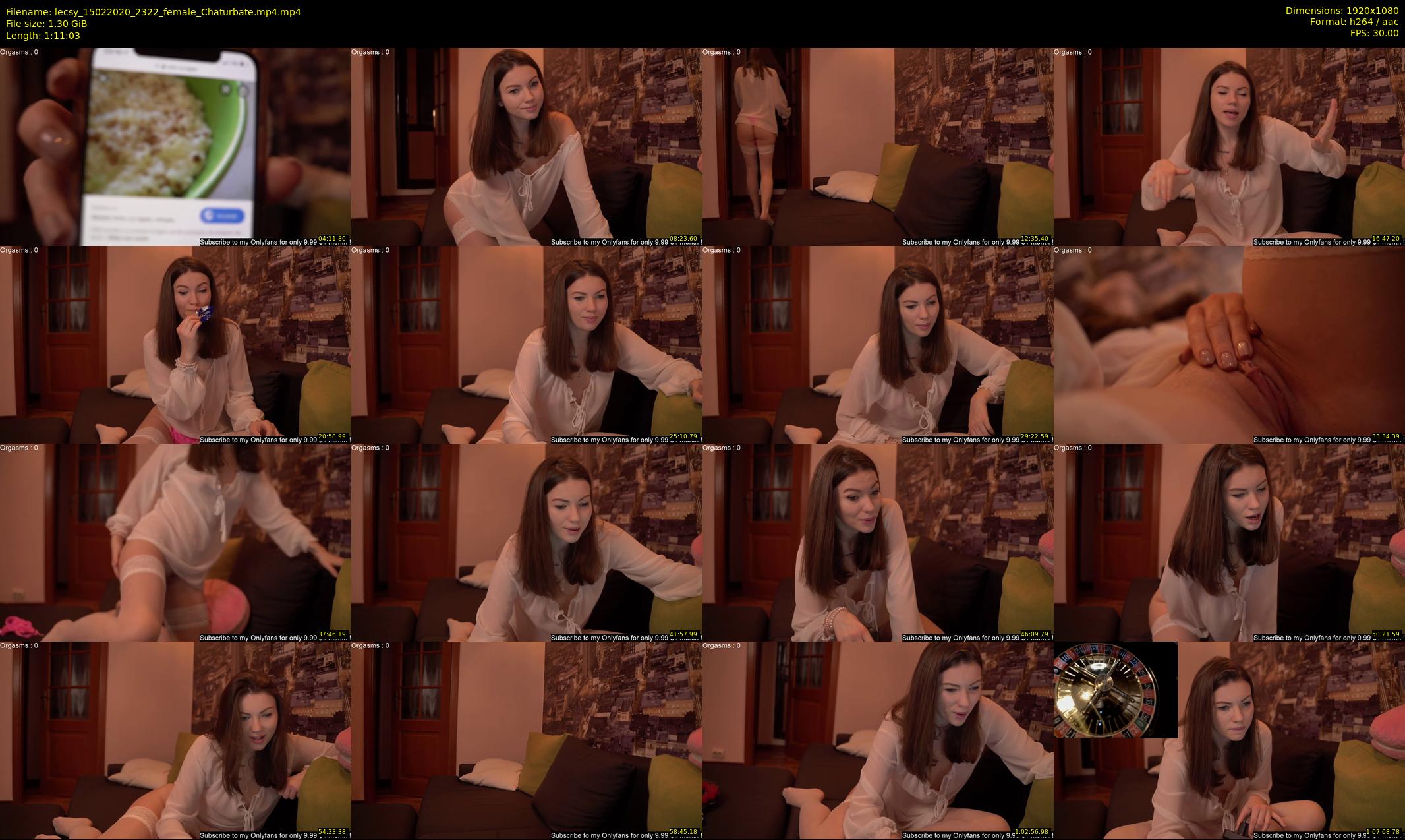 lecsy — 72 minute Chaturbate female cam show recording, 1080p, Feb 15, 2020