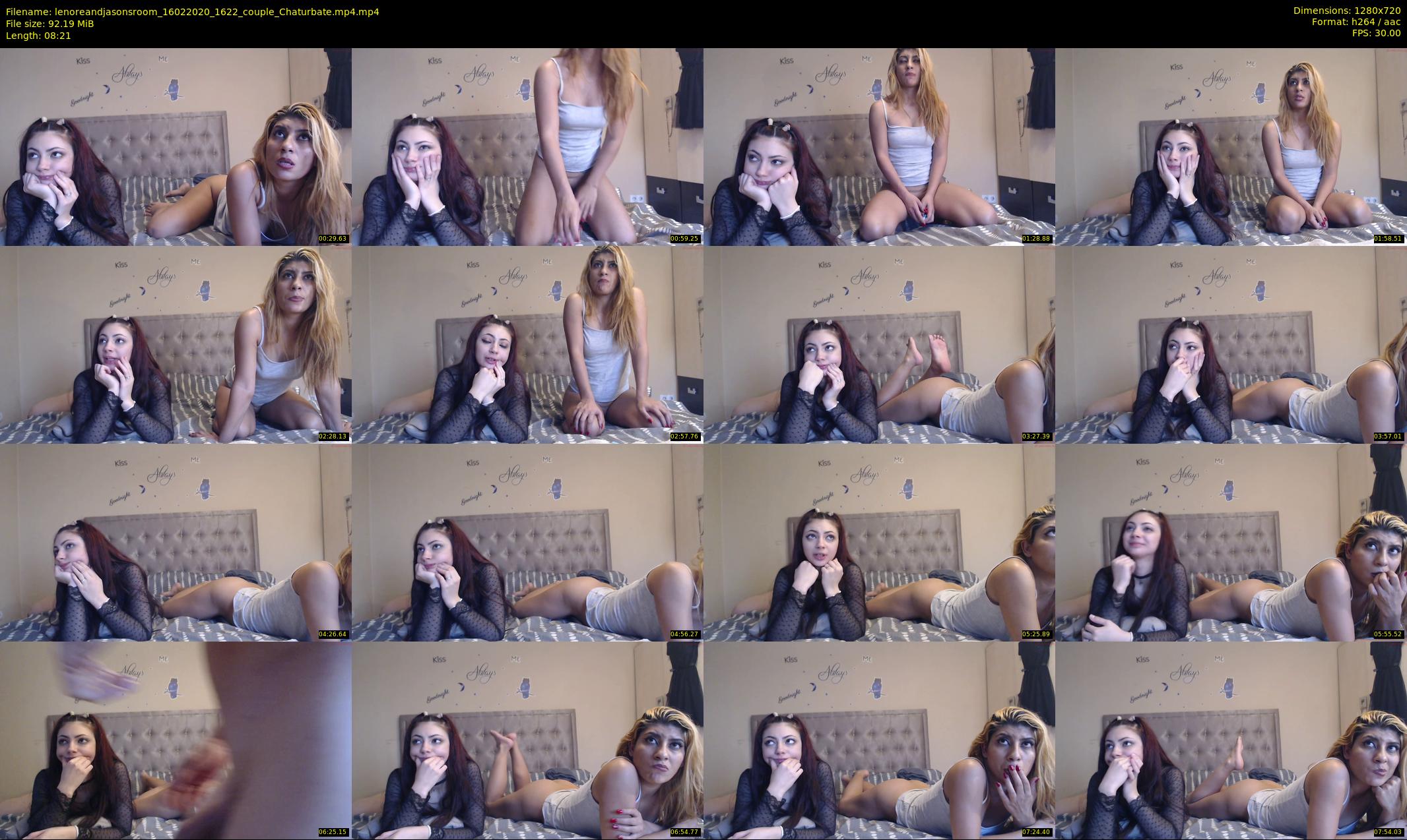 lenoreandjasonsroom — 9 minute Chaturbate female cam show recording, 720p, Feb 16, 2020