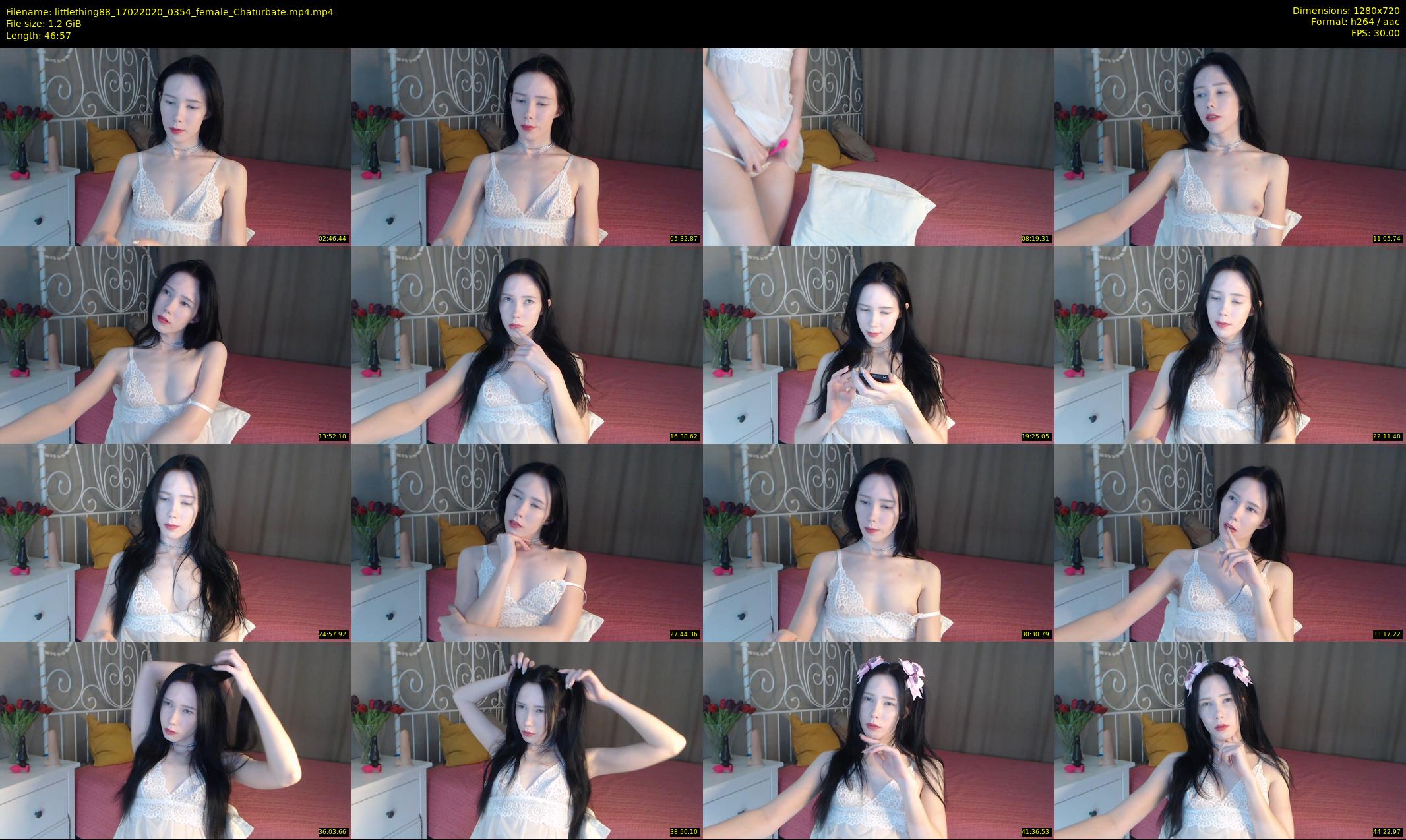 littlething88 — 47 minute Chaturbate female cam show recording, 720p, Feb 17, 2020